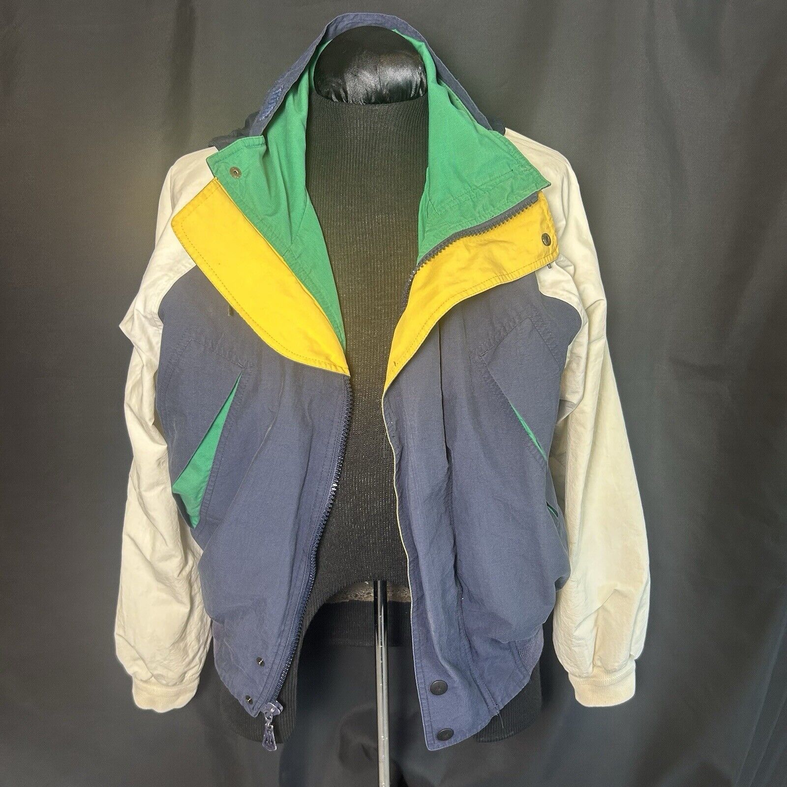 Nautica Men’s Nautica Competition Vintage Rare Hooded Jacket L Size US L / EU 52-54 / 3 - 1 Thumbnail