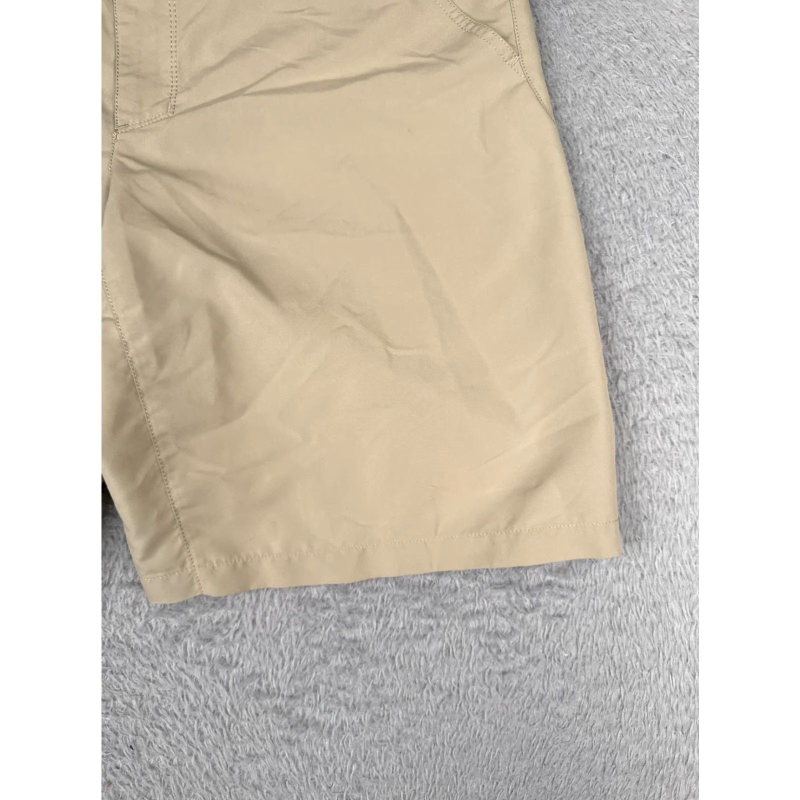 Vintage Columbia Men Shorts 34 Beige 100% Polyester Stretch Regular Fit Golf 34x10 Size US 34 / EU 50 - 2 Thumbnail