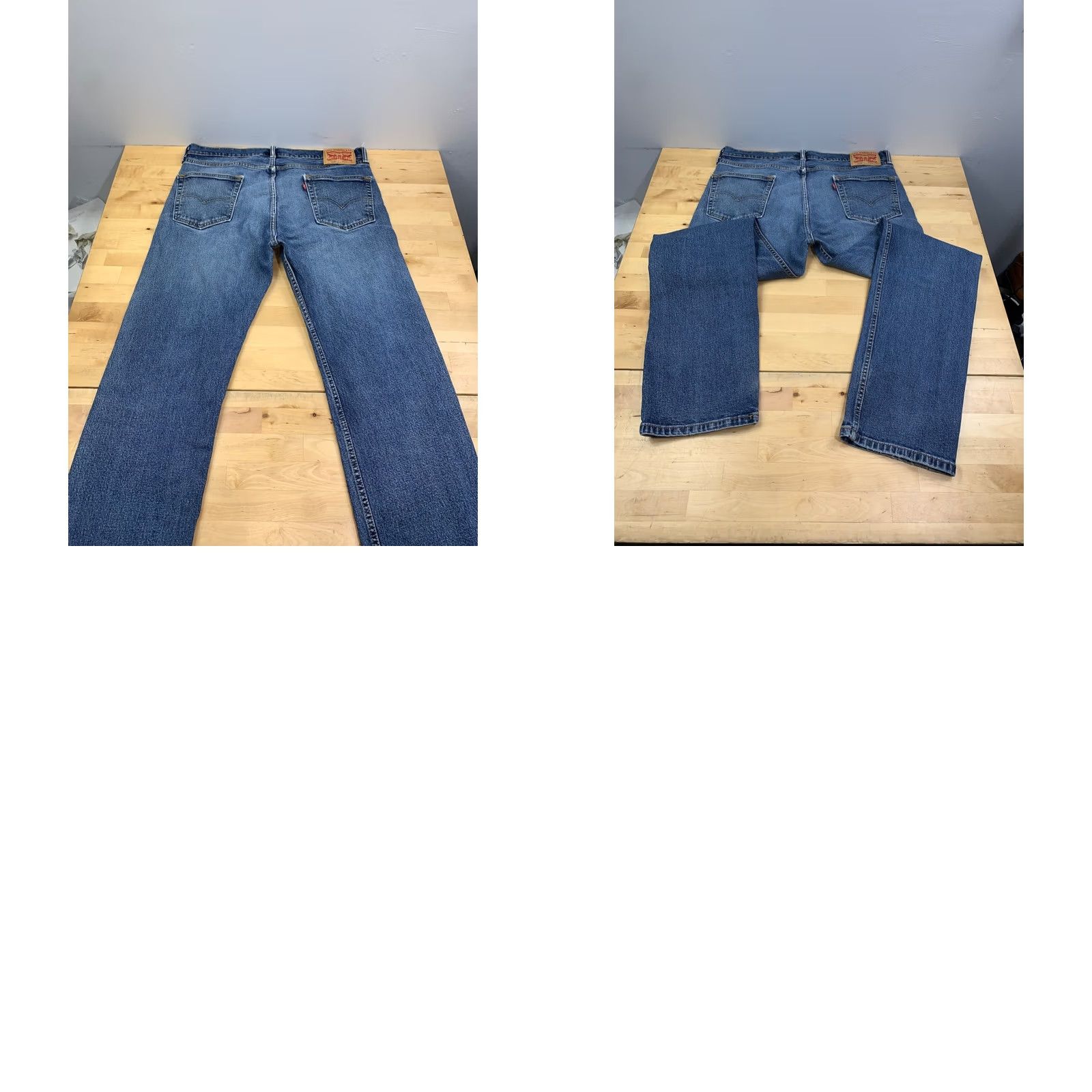 Levi's Levi's 505 Jeans Men 35x32 Blue Straight Regular Denim 5-Pocket Waist 35 Inseam 32 Vintage No Model Levi's 505 Size US 35 - 9 Thumbnail