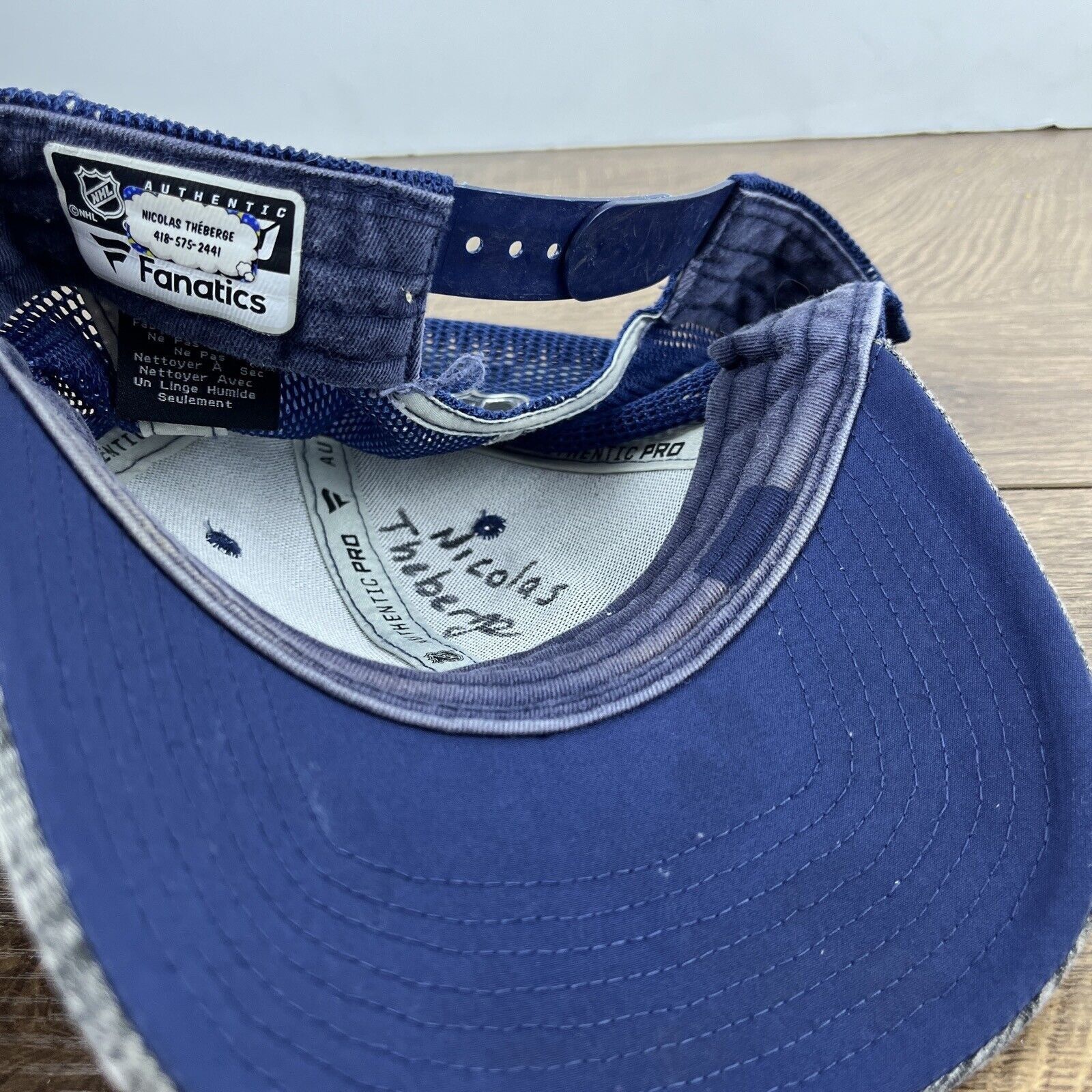 Other Washington Capitals NHL Hat Fanatics Blue Hat Adjustable Blu Size ONE SIZE - 15 Thumbnail