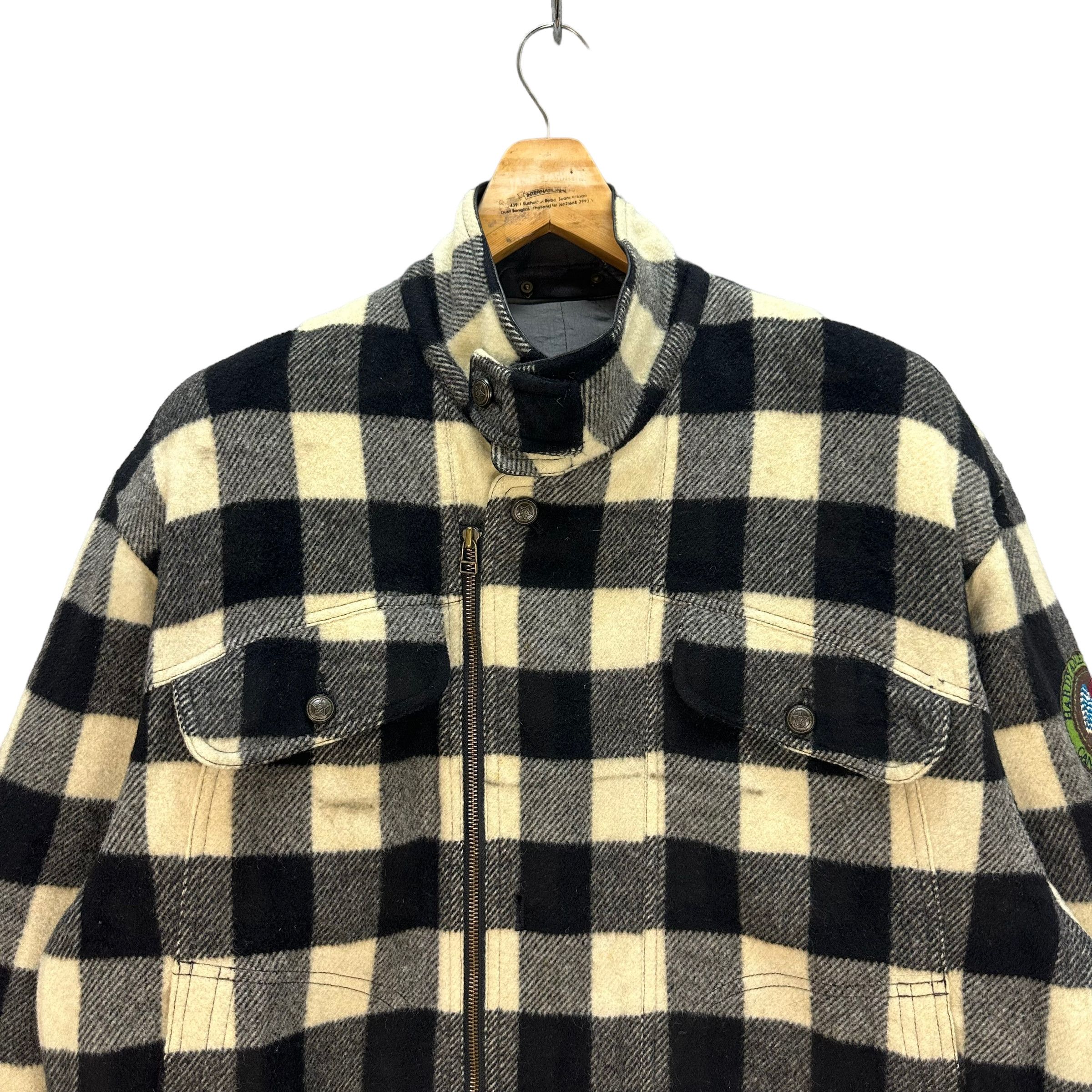 Hardy Amies HARDY AMIES SPORT CANADIAN ROCKY CHECKED JACKET #7992-195 Size US XL / EU 56 / 4 - 3 Thumbnail