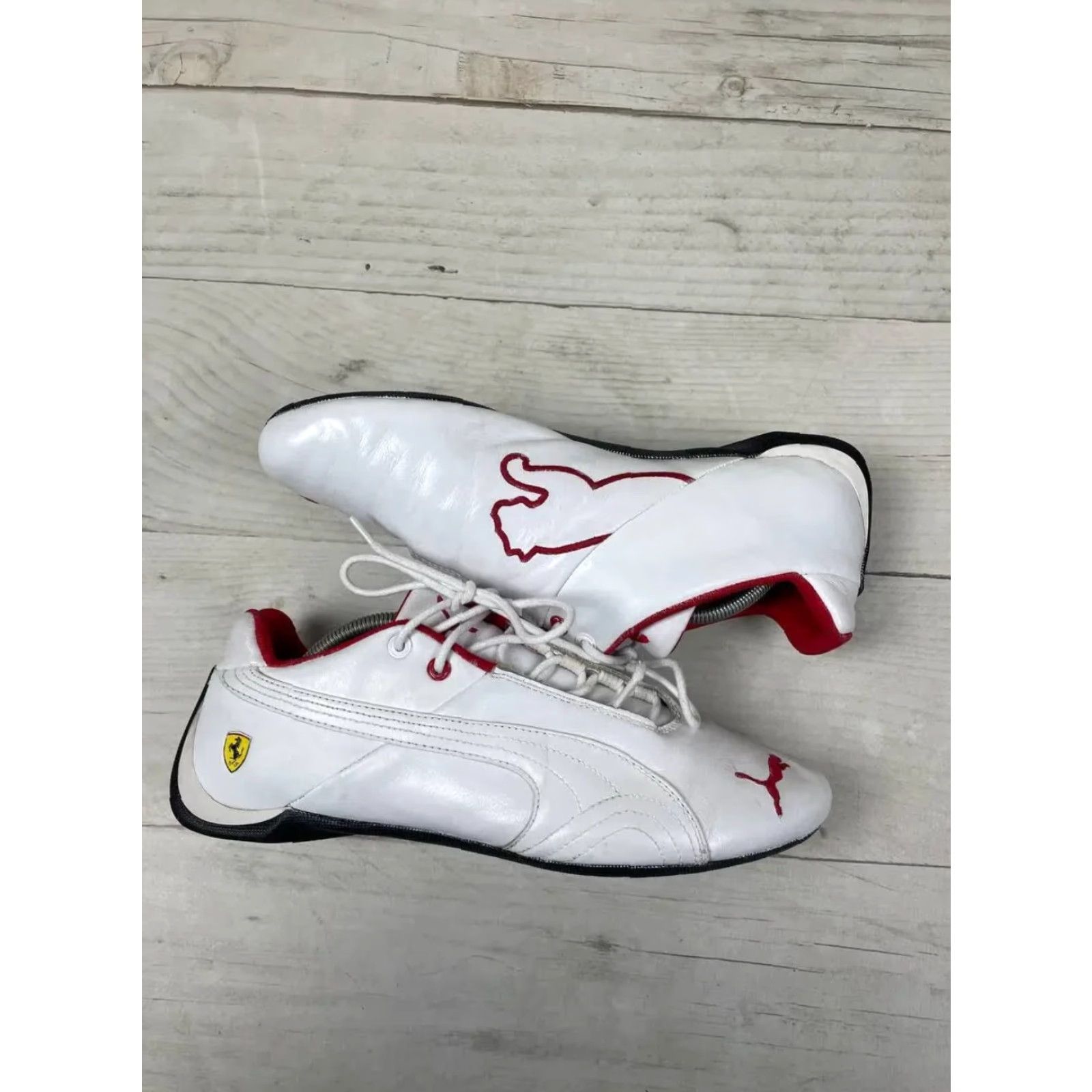 Puma Puma Speedcat Leather Sneakers White Men 8.5 US Sneakers Cat Theme Casual Athletic Shoes Size US 9 / EU 42 - 3 Thumbnail