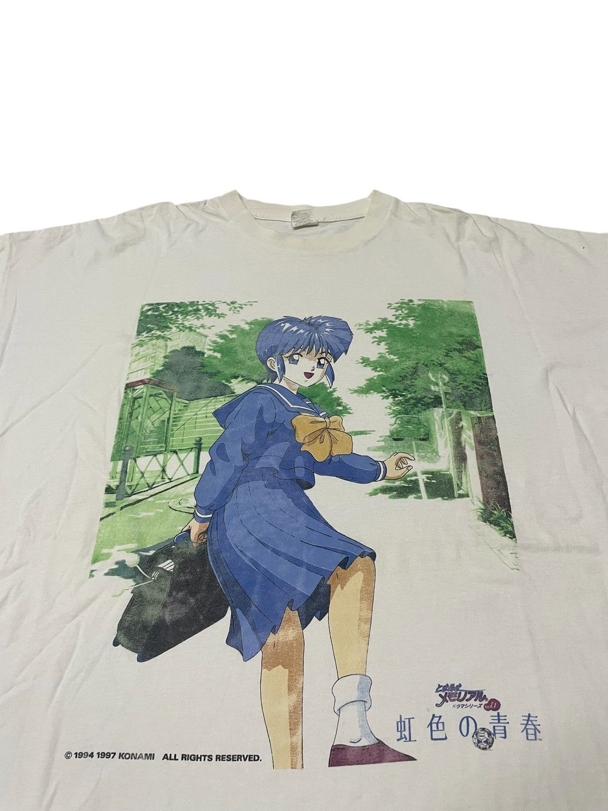 Anime Vintage 90s KONAMI Anime Tshirt Size US XXL / EU 58 / 5 - 2 Thumbnail