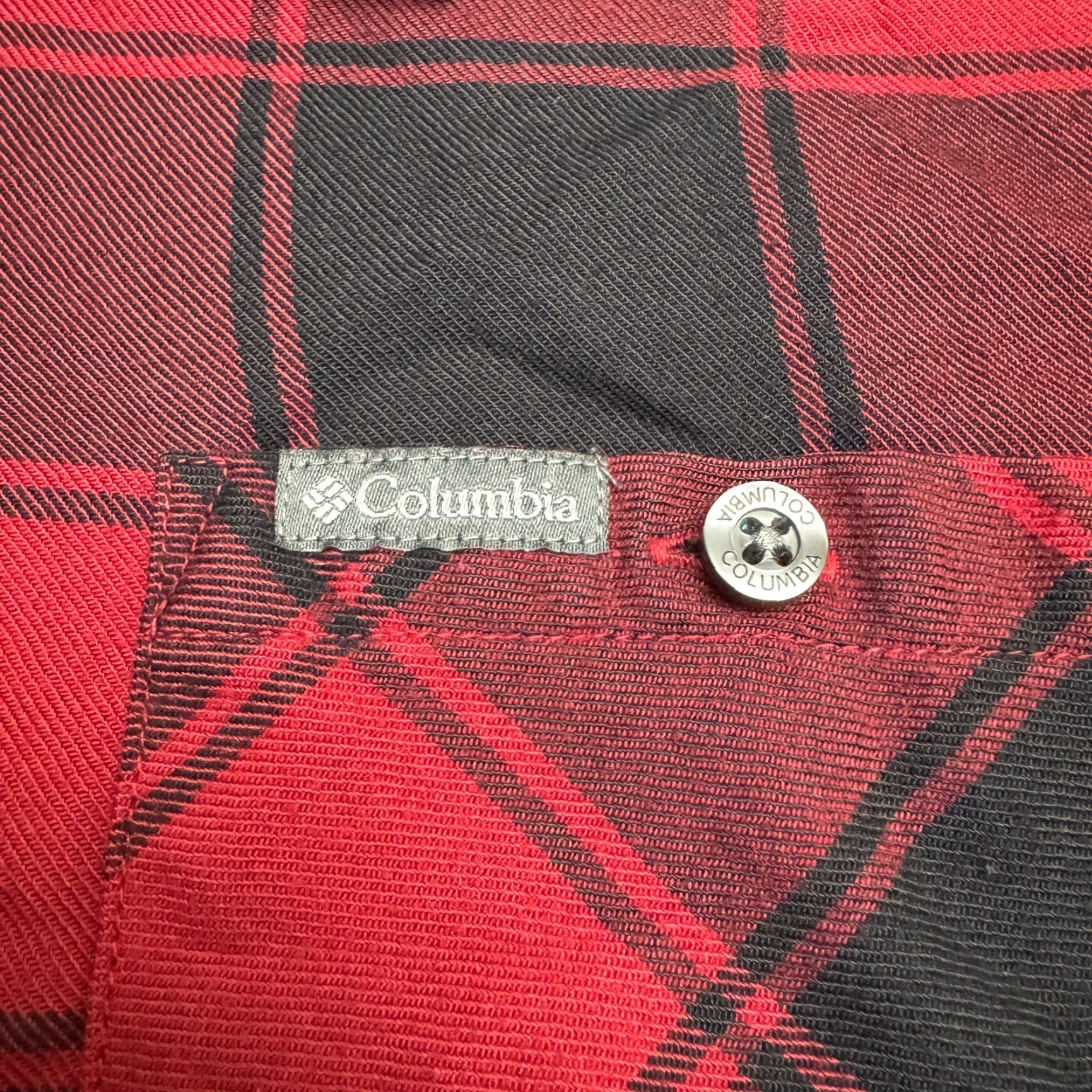 Vintage Columbia Shirt Mens Medium Red Plaid Long Sleeve Button-Up Casual Flannel Size US M / EU 48-50 / 2 - 7 Thumbnail