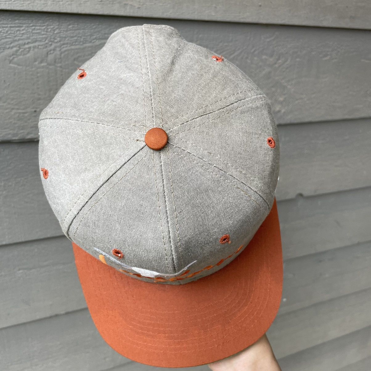The Game Vintage 90s The Game Texas Longhorns Snapback Hat Grey Size ONE SIZE - 5 Thumbnail