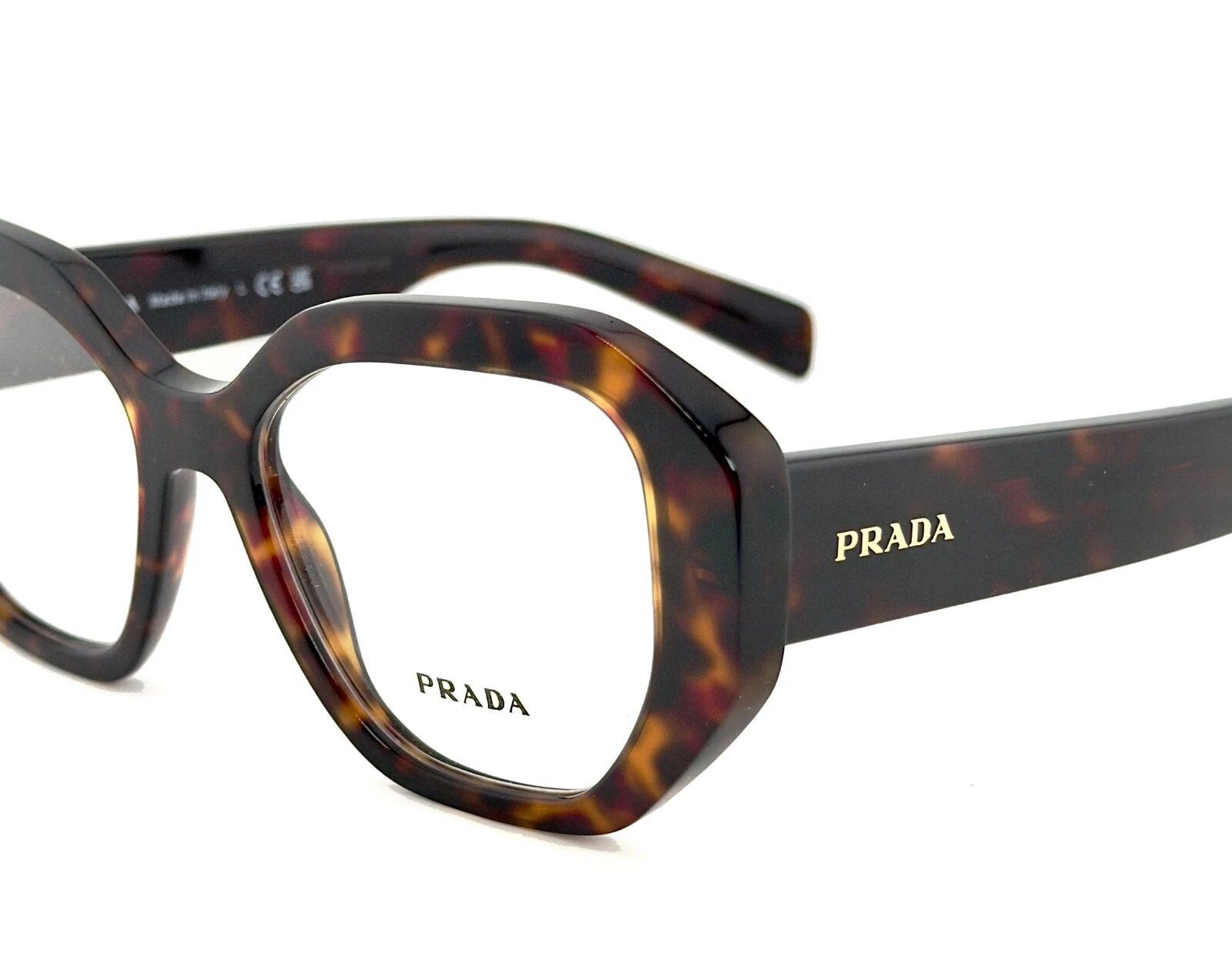 Prada PRADA SYMBOLE PRA07V Brown Havana Bold Eyeglass A07V A07 Size ONE SIZE - 8 Thumbnail