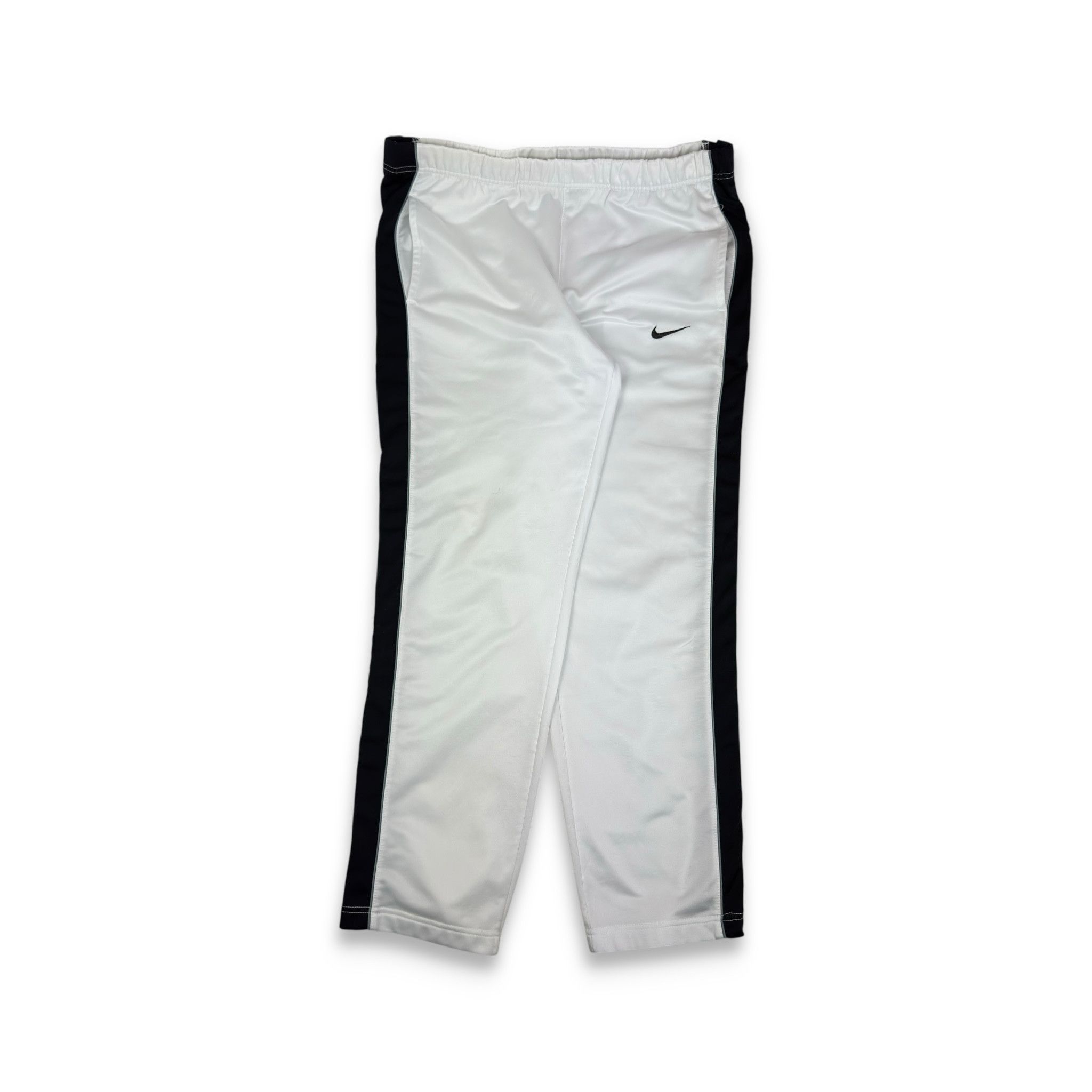 Nike Nike Men's White Black Solo Swoosh Full Zip Tracksuit Medium Size US M / EU 48-50 / 2 - 8 Thumbnail