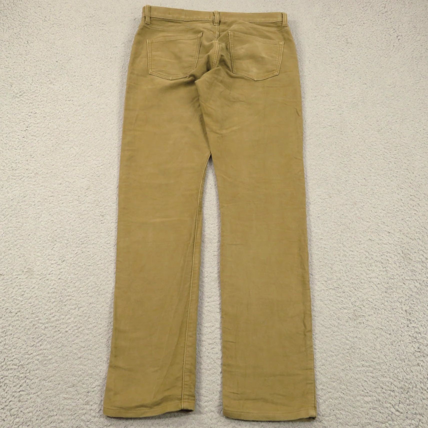 Flint And Tinder Flint And Tinder Pant 31x32 Slim 365 Khaki Earth Brown City Style Chino Jeans Men Regular Slim Fit 5-Pocket Tapered Brown Mens Size US 31 - 2 Thumbnail