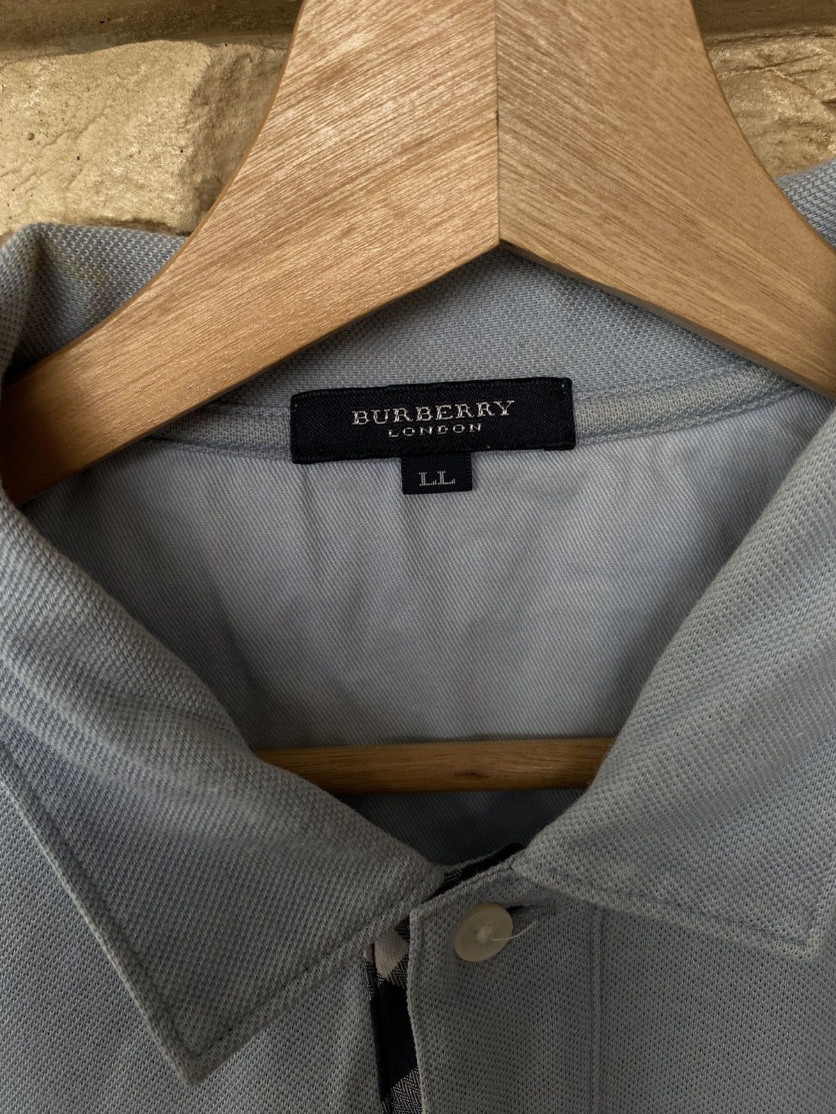 Burberry Vintage Burberry London Checkered Nova Check Polo Shirt Size US L / EU 52-54 / 3 - 8 Thumbnail