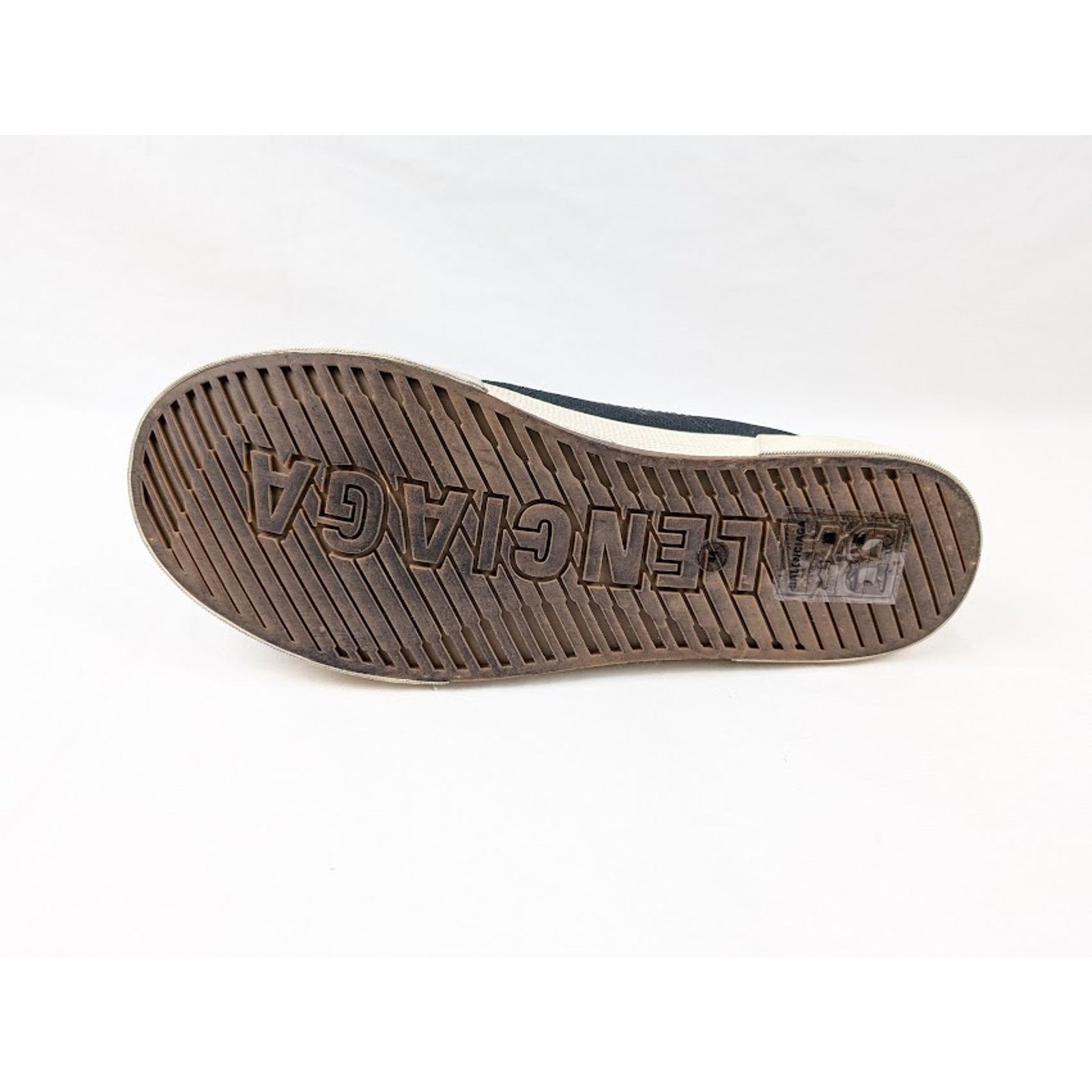 Balenciaga o1rshd1 Paris Low-Top Sneakers in Black/White Size US 10 / EU 43 - 10 Thumbnail