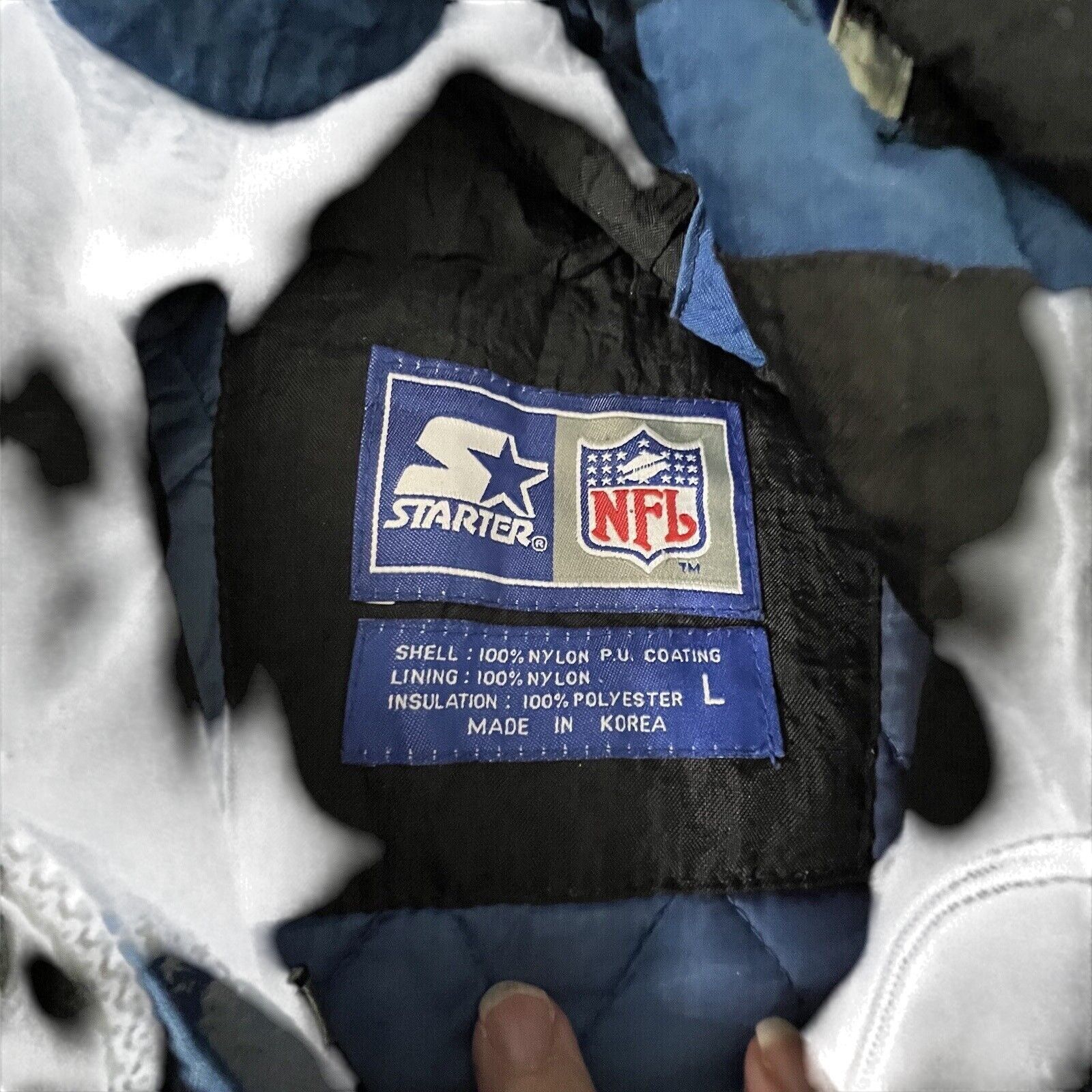 Starter Vintage 90’s Starter L NFL New York Giants Half Zip Jacket Size US L / EU 52-54 / 3 - 5 Thumbnail