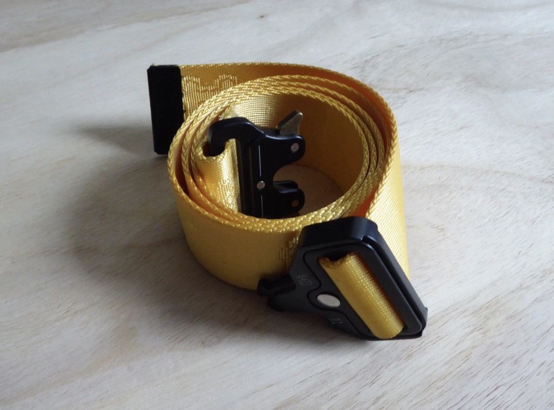 Other thepublic RATCHET STRAP 38" BELT CLASP CLOSURE YELLOW Size ONE SIZE - 1 Thumbnail