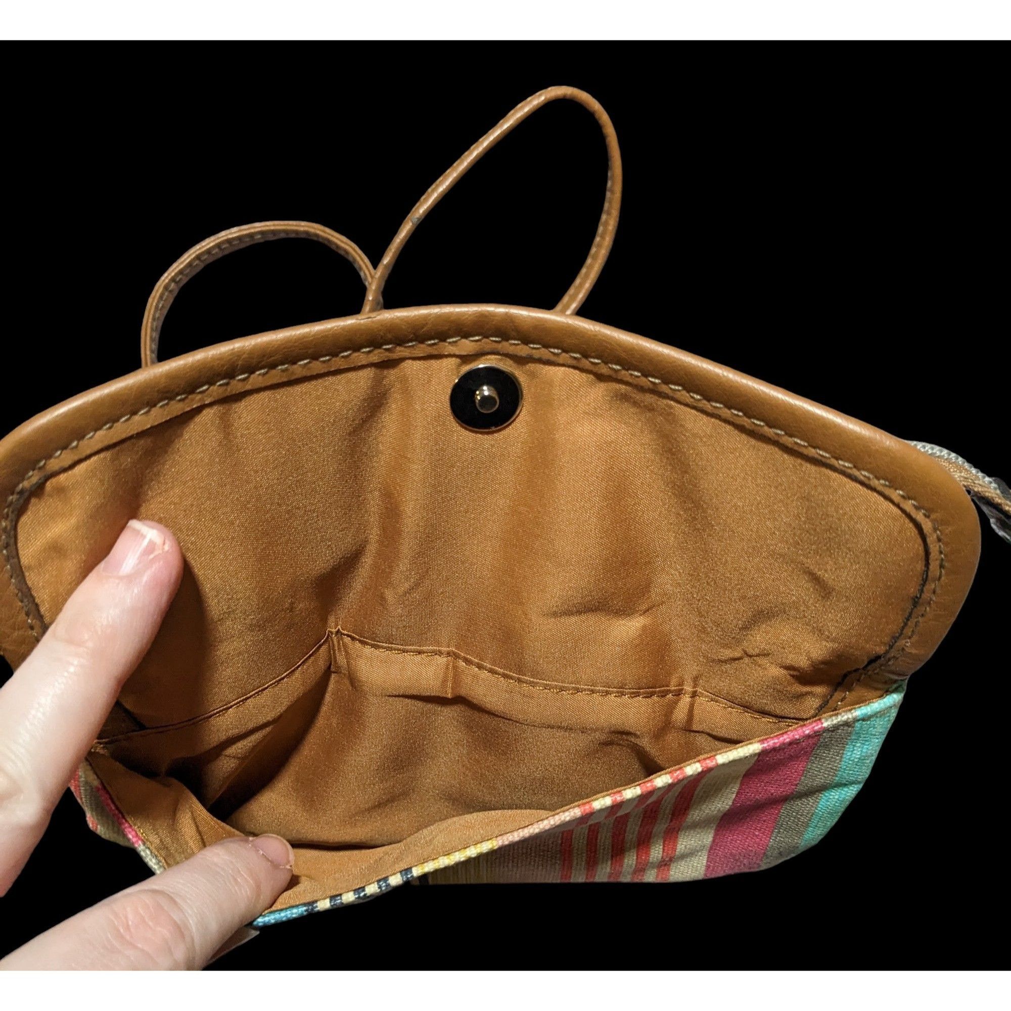Relic Relic Retro Rainbow Striped Crossbody Bag Size ONE SIZE - 4 Thumbnail
