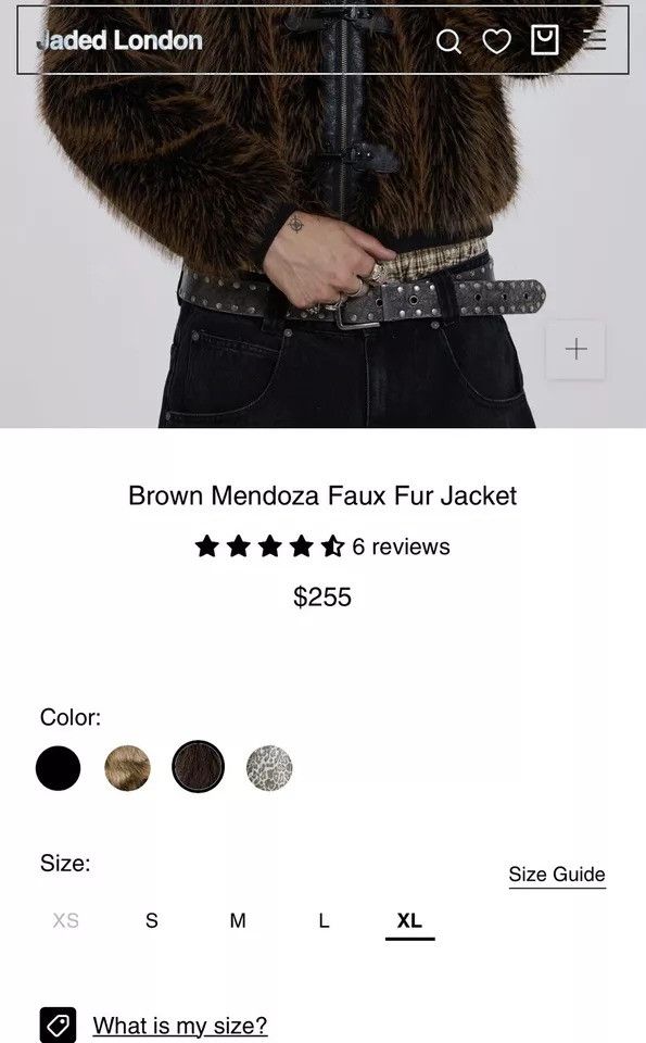Jaded London Jaded London Brown Mendoza Faux Fur Jacket Size US XL / EU 56 / 4 - 9 Thumbnail