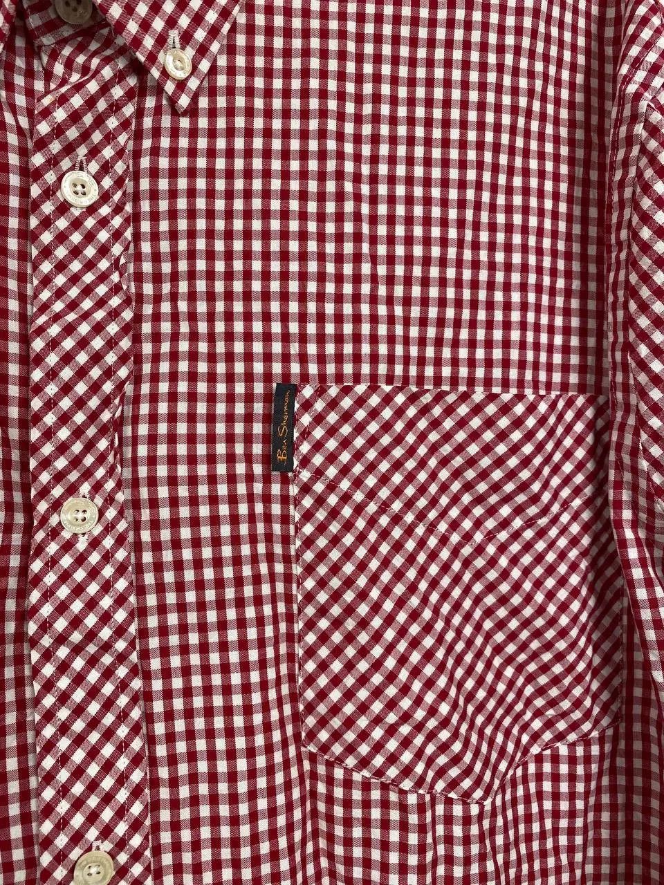 Ben Sherman Vintage Ben Sherman Red Gingham Check Long Sleeve Shirt Size US XL / EU 56 / 4 - 6 Thumbnail