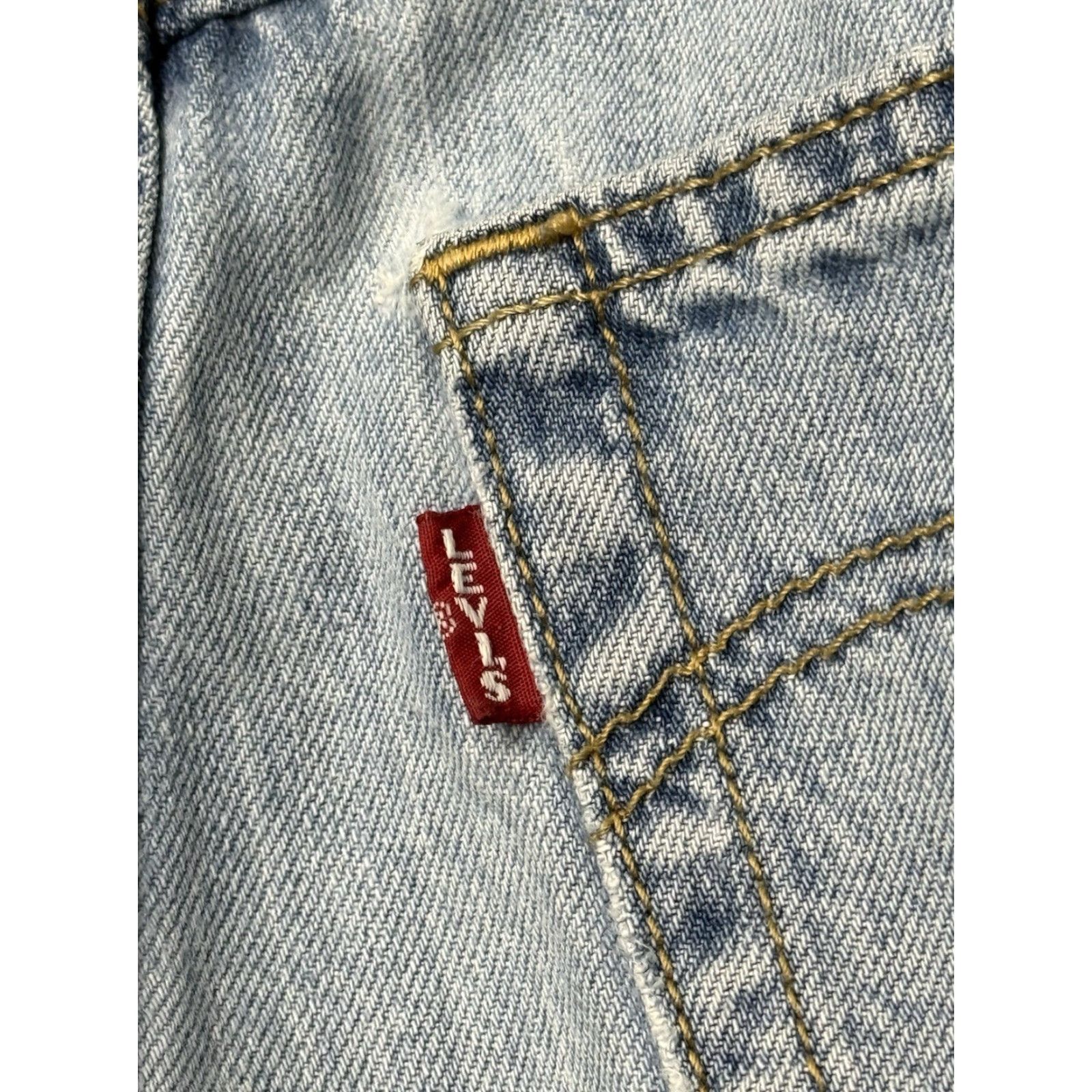 Levi's VINTAGE Levi’s Premium Big E 80s Balloon Leg Jeans Cropped Women Size 29 Blue 100% Cotton Denim High Rise Pockets Zipper Button Size 29" - 7 Thumbnail