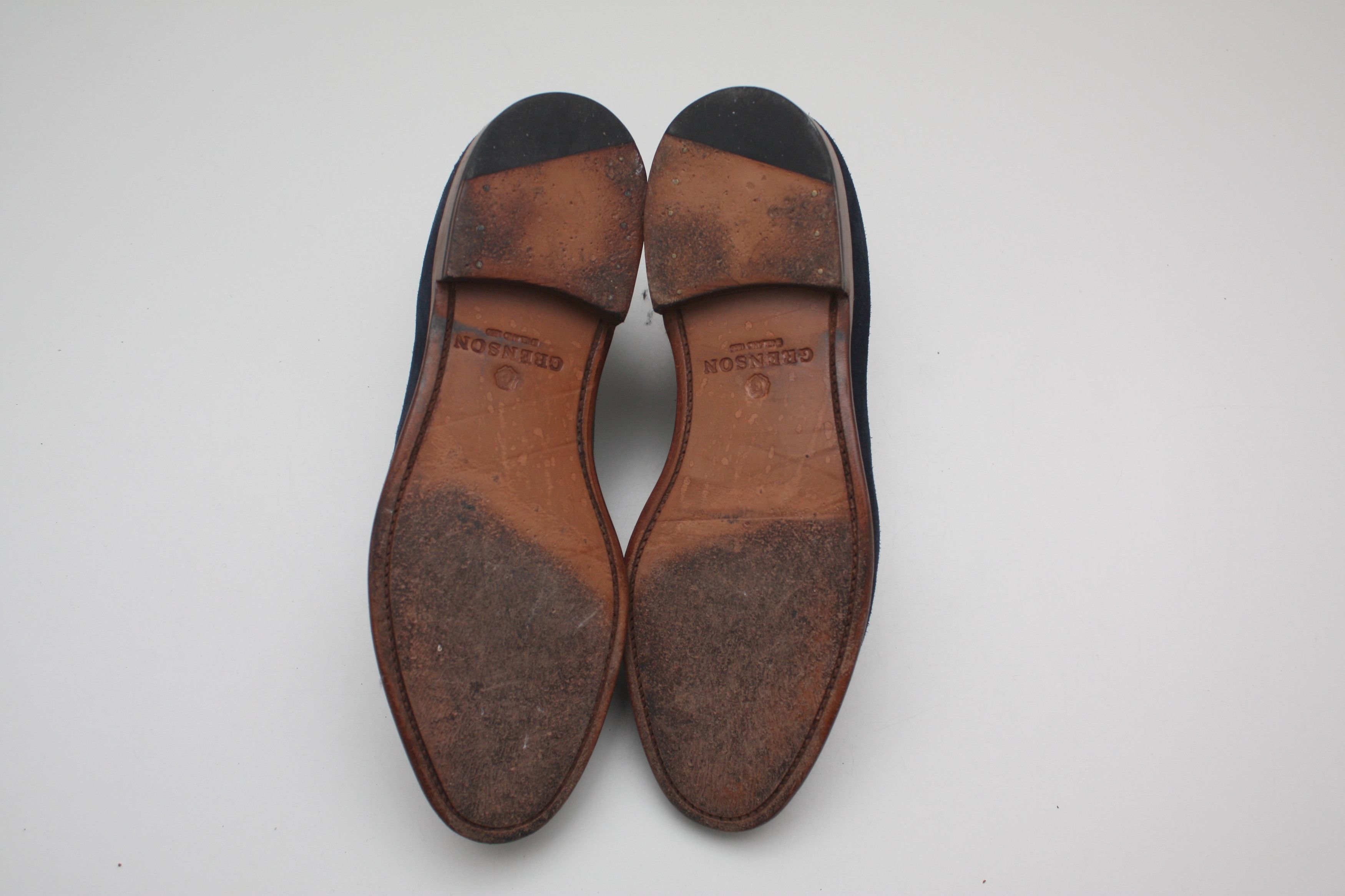 Grenson Grenson Navy Suede Leather Loafers 8 Size US 8 / EU 41 - 5 Thumbnail