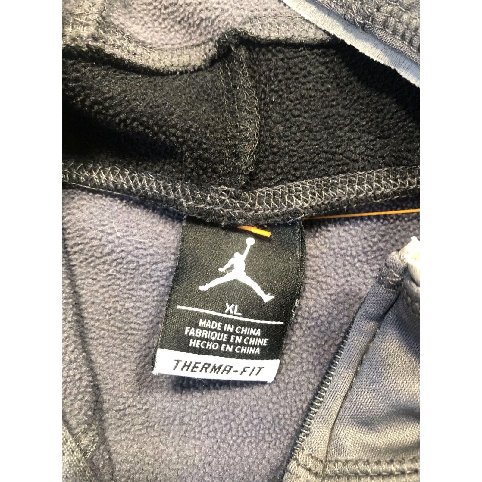 Jordan Brand Jordan Therma-Fit Hoodie Sweatshirt Mens XL Gray Black Full Zip Fleece Jacket Size US XL / EU 56 / 4 - 7 Thumbnail