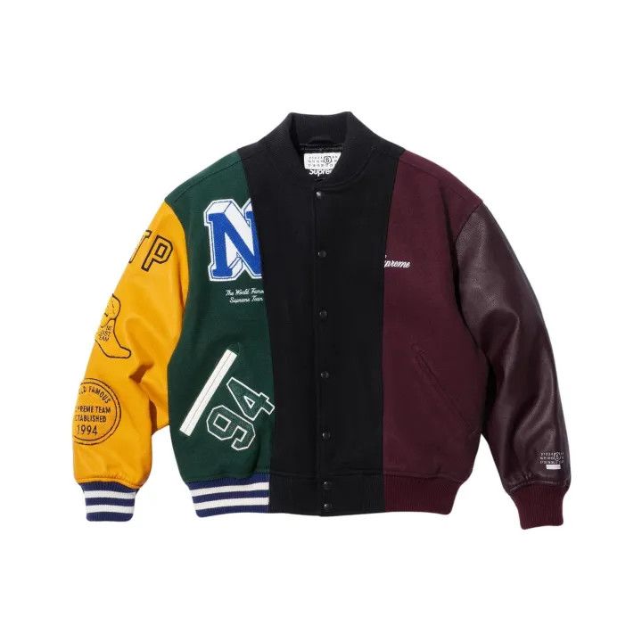 Maison Margiela Supreme x MM6 Maison Margiela Varsity Jacket 0079 Size US L / EU 52-54 / 3 - 1 Thumbnail