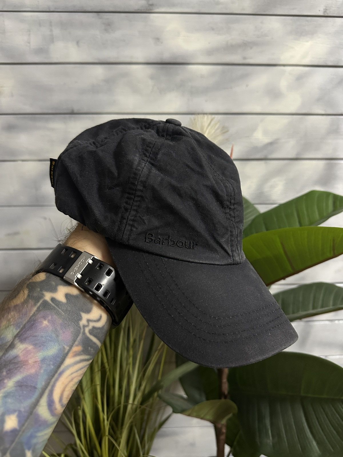 Barbour Rare Cap Barbour 100% Waxed Cotton Hat Y2K Size ONE SIZE - 1 Thumbnail