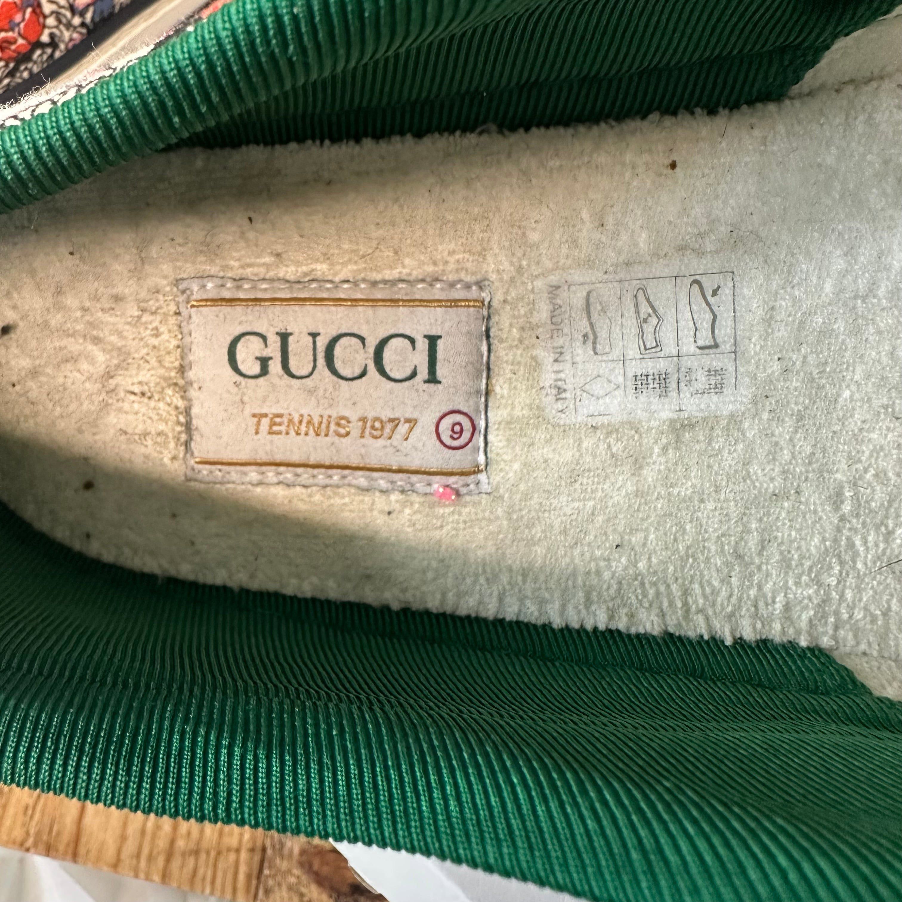 Gucci Gucci Tennis 1977 Low Floral Sneaker Sz 9 Size US 9 / EU 42 - 7 Thumbnail