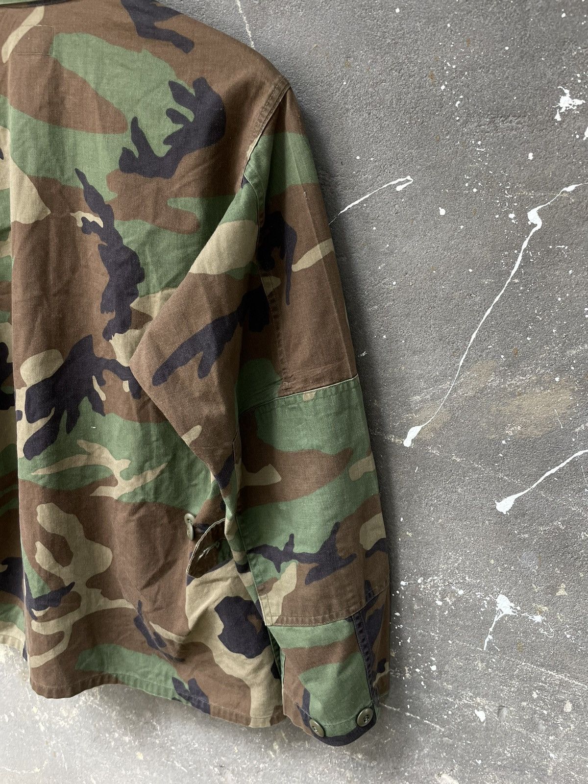 Vintage Vintage US Army 90’s Military Jacket Woodland Camo RARE Size US M / EU 48-50 / 2 - 7 Thumbnail