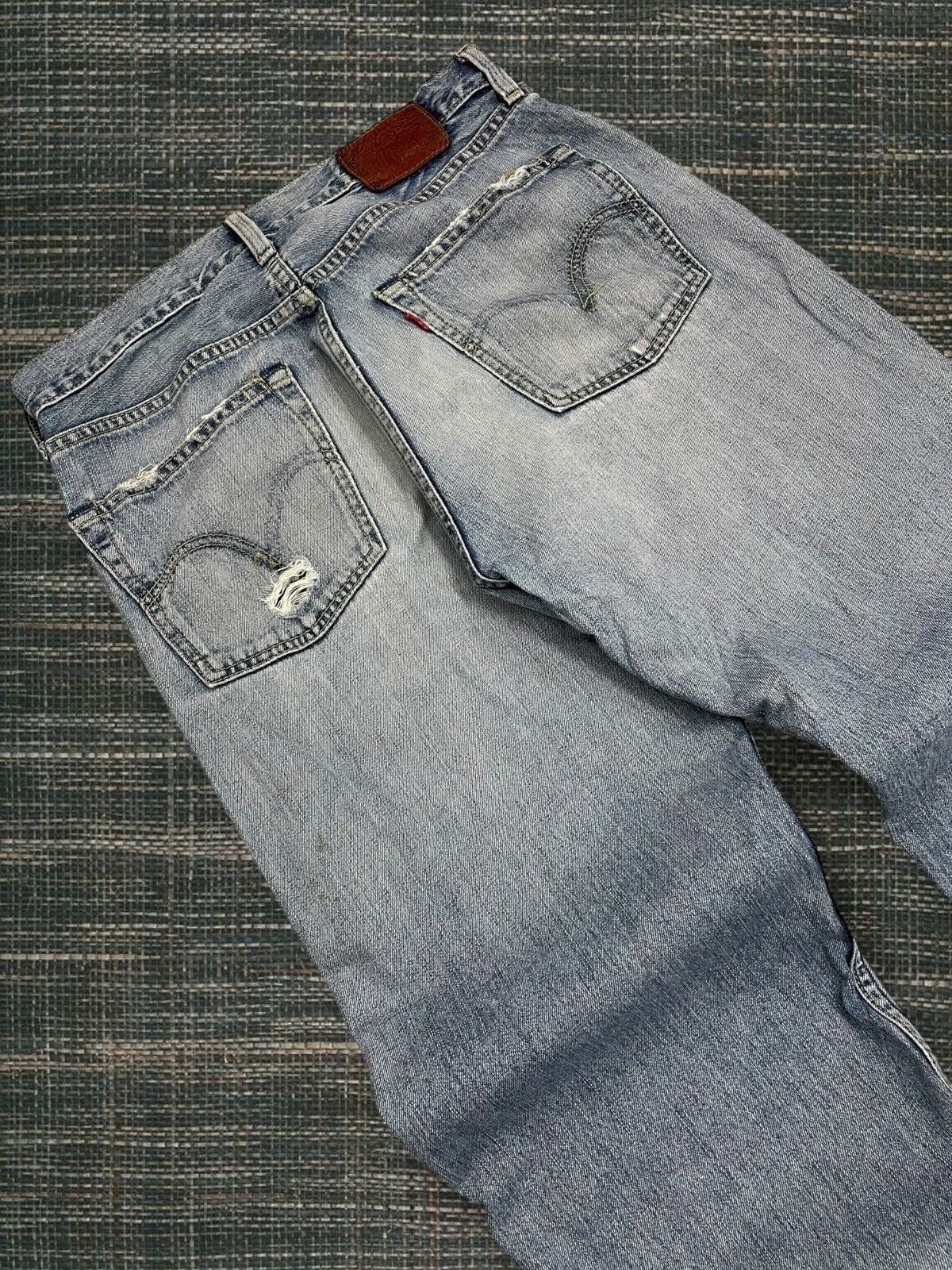Levi's Vintage Clothing Vintage 1990S Designer Original Levis 503 Distressed Denim Size US 31 - 15 Thumbnail