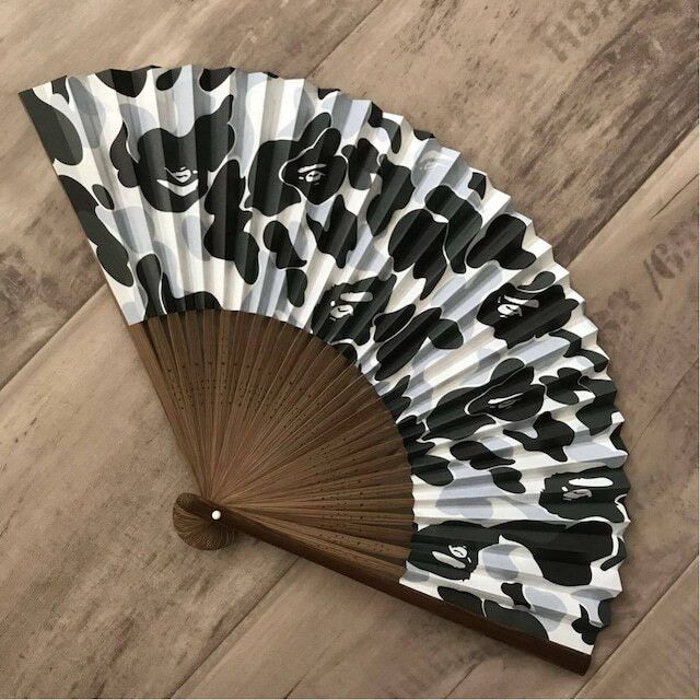 Bape 🇯🇵Kyoto limited🇯🇵 BAPE camo folding fan a bathing ape NIGO Size ONE SIZE - 3 Thumbnail