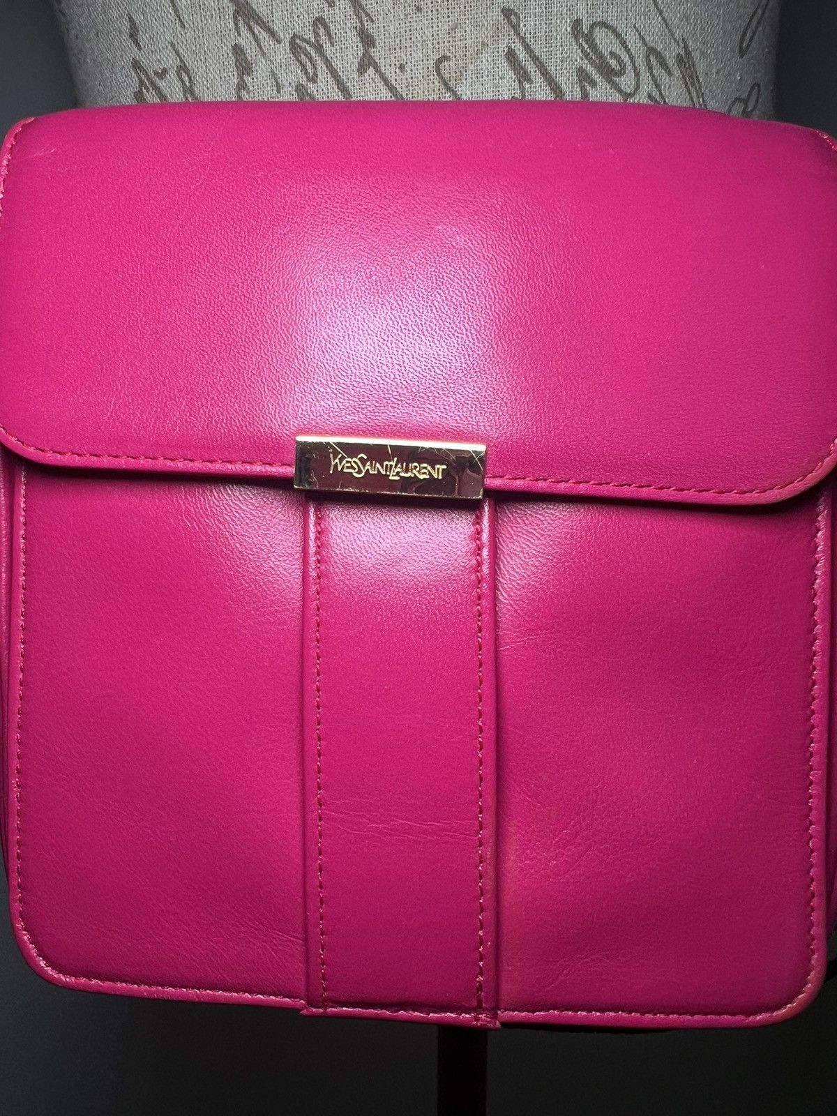 Yves Saint Laurent Vintage Hot Pink Yves Saint Laurent Crossbody Size ONE SIZE - 7 Thumbnail