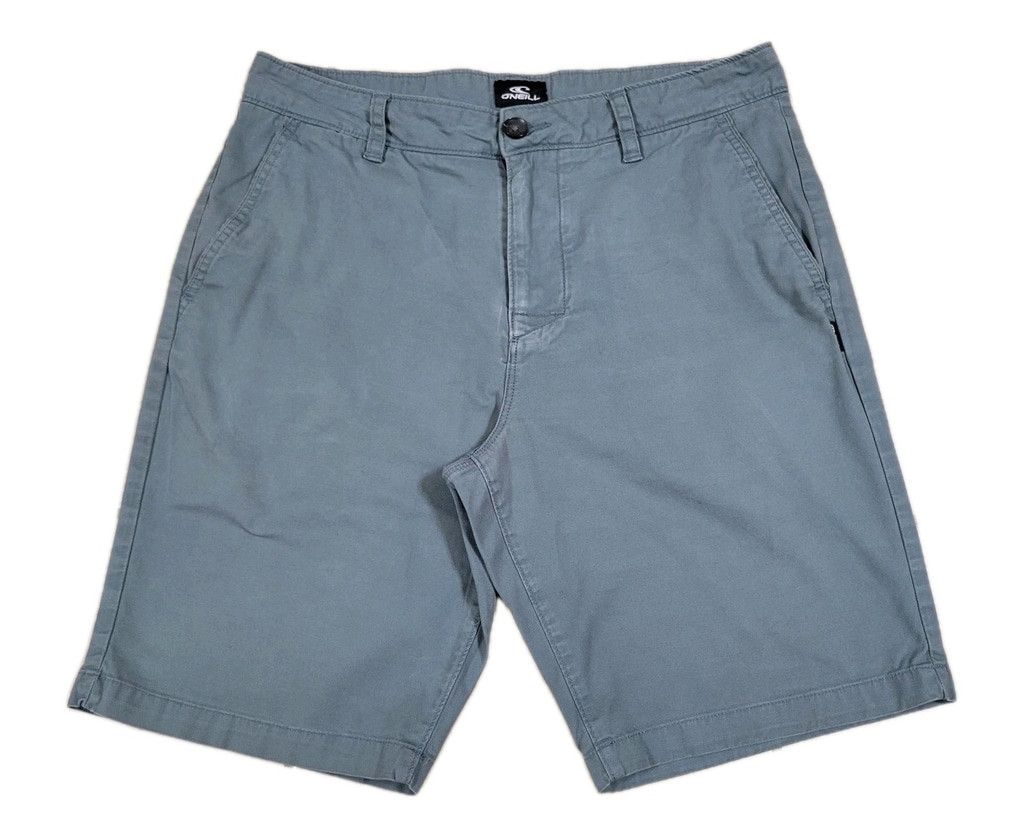 O'Neill O'NEILL Men's Flat Front Slash Pockets Zip-Fly Gray Shorts Size US 32 / EU 48 - 3 Thumbnail