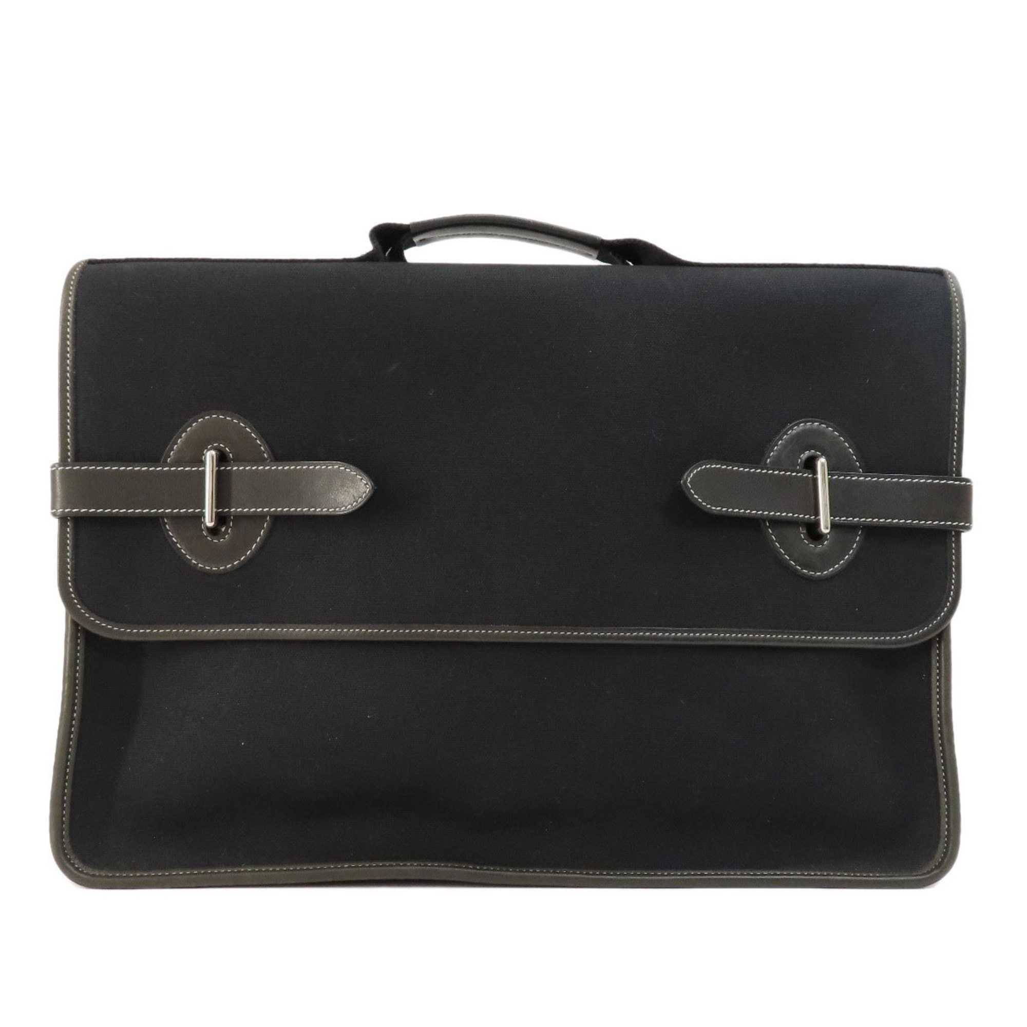 image of Hermes Buenaventura Handbag in Black, Women's