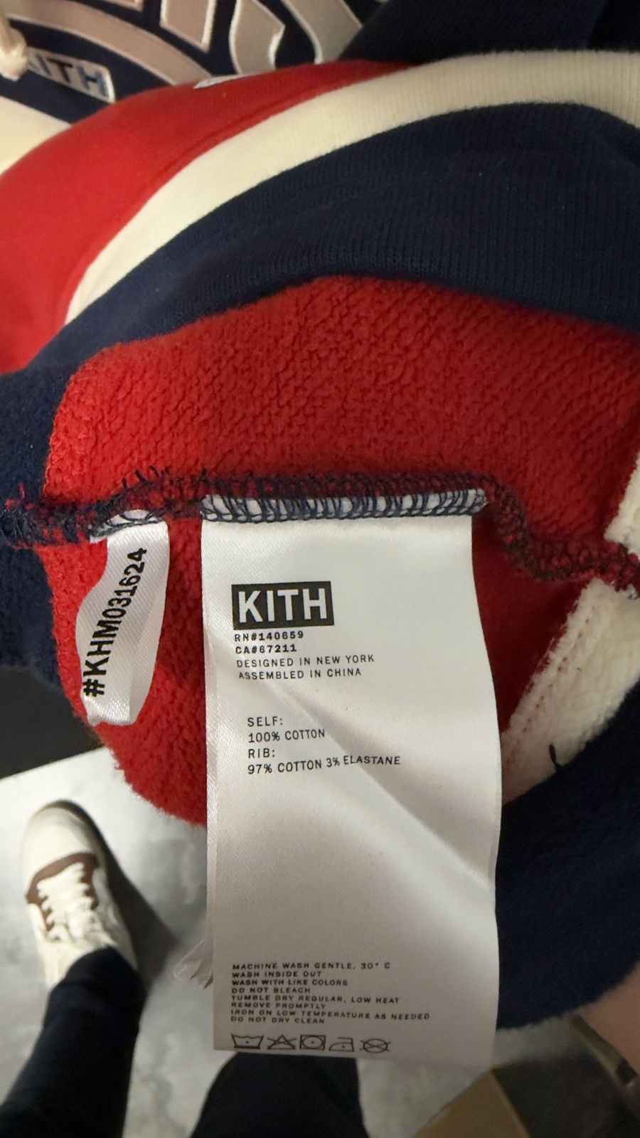 Kith KITH x NFL New York Giants Delk Hockey Hoodie Size Med Size US M / EU 48-50 / 2 - 8 Thumbnail
