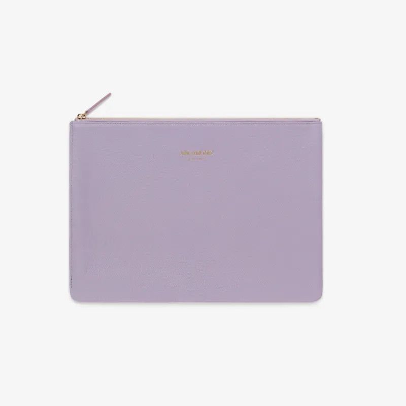 Aime Leon Dore o1mle0825 Size: OS / Small Leather Pouch in Wisteria Purple Size ONE SIZE - 1 Preview