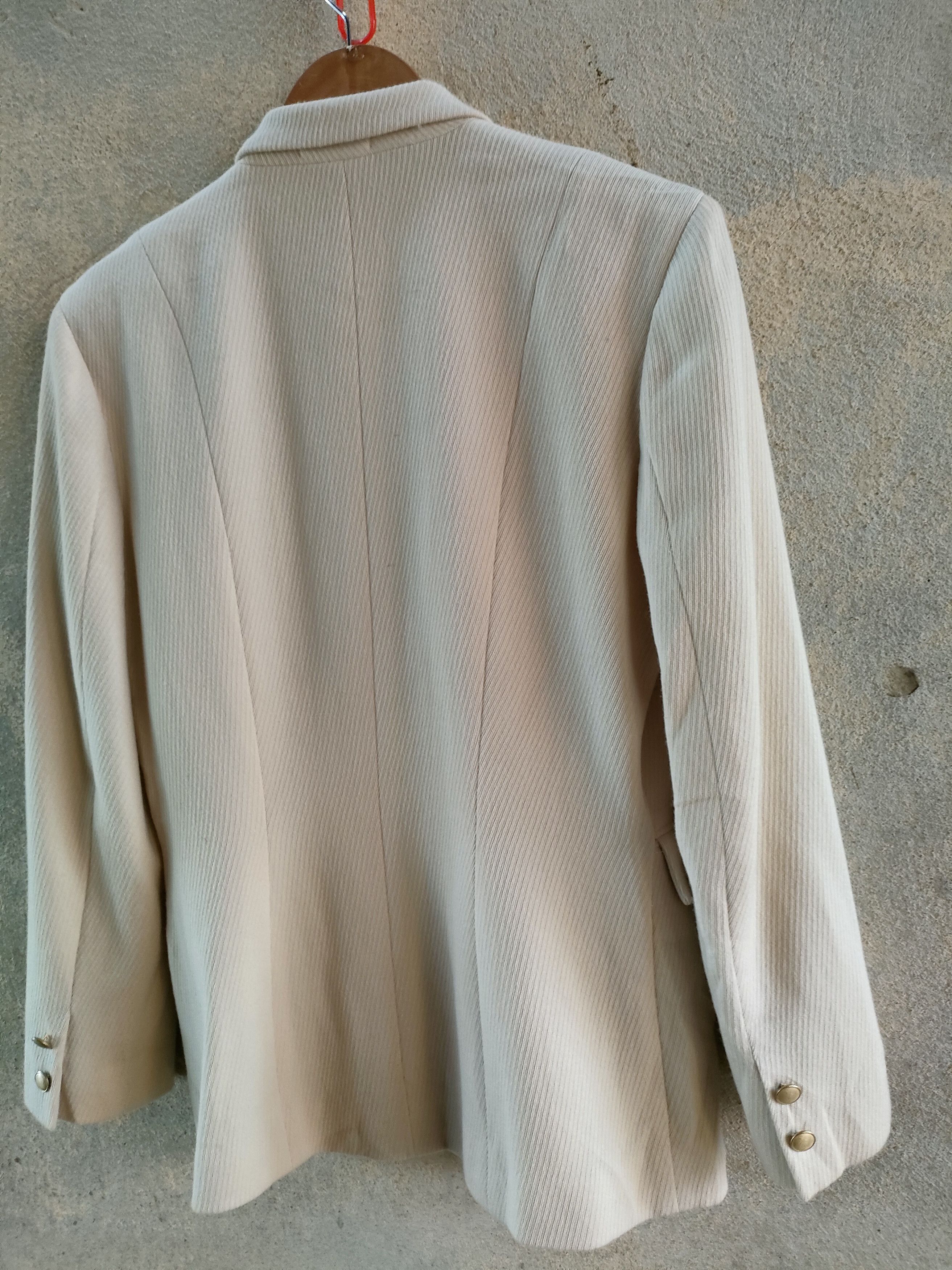 Yohji Yamamoto Y's Bis Wool Cream Jacket Size S / US 4 / IT 40 - 2 Thumbnail