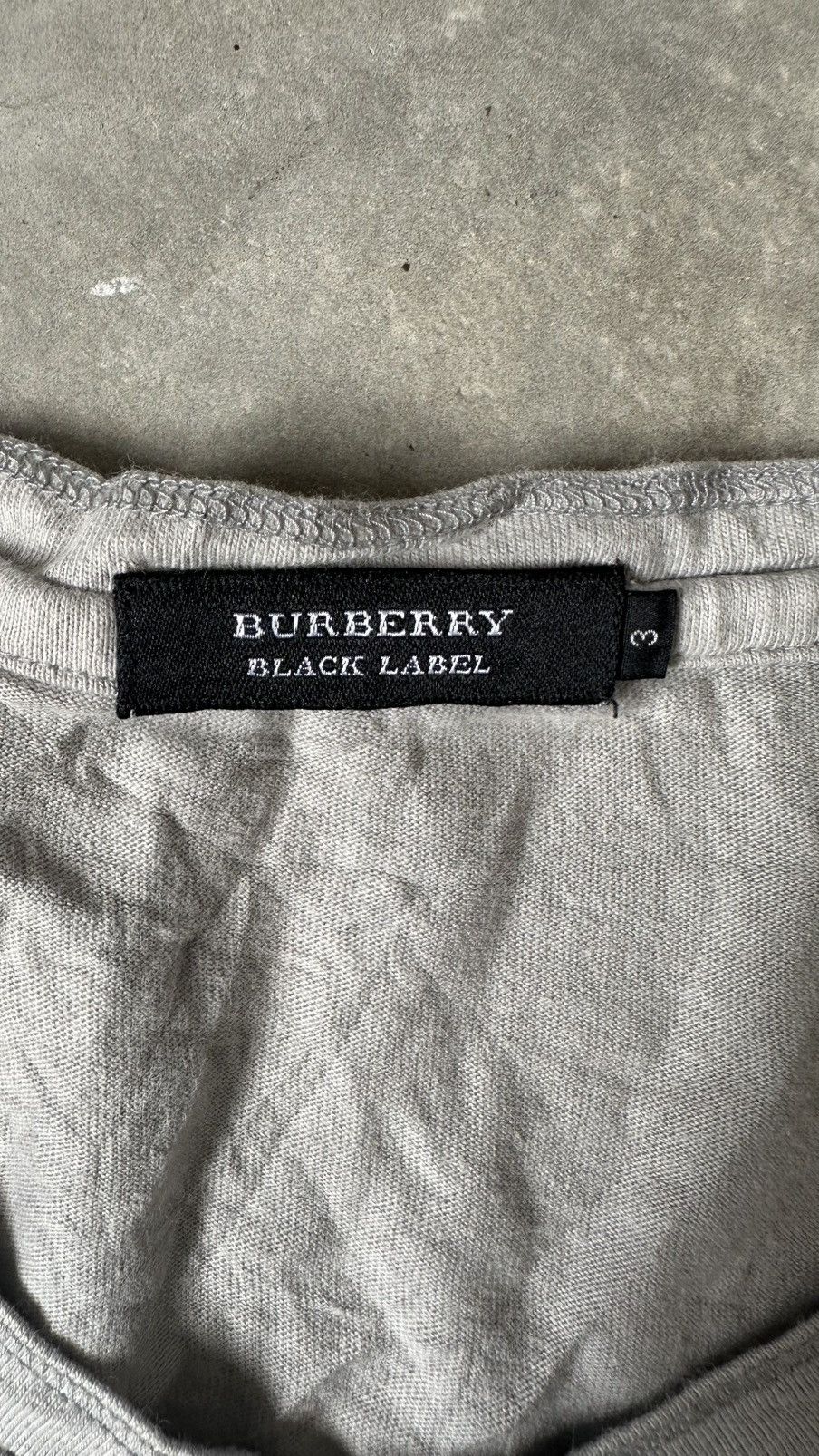 Burberry BURBERRY BLACK LABEL LONG SLEEVE TEE Size US M / EU 48-50 / 2 - 5 Thumbnail