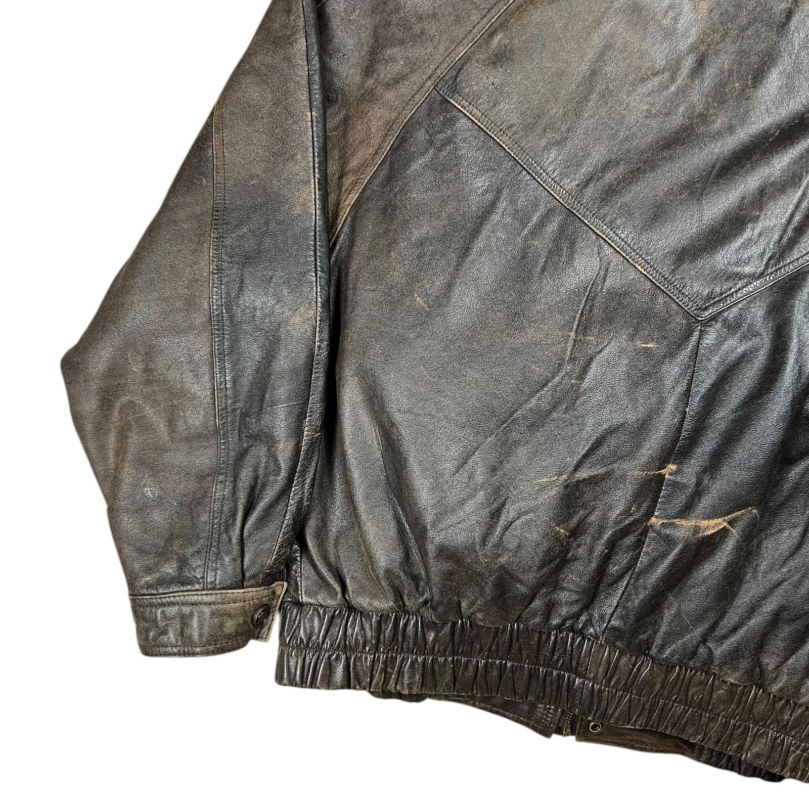 Vintage × Wilsons Leather Vintage 90s Wilsons Adventure Bound faded leather jacket (L) Size US L / EU 52-54 / 3 - 11 Thumbnail