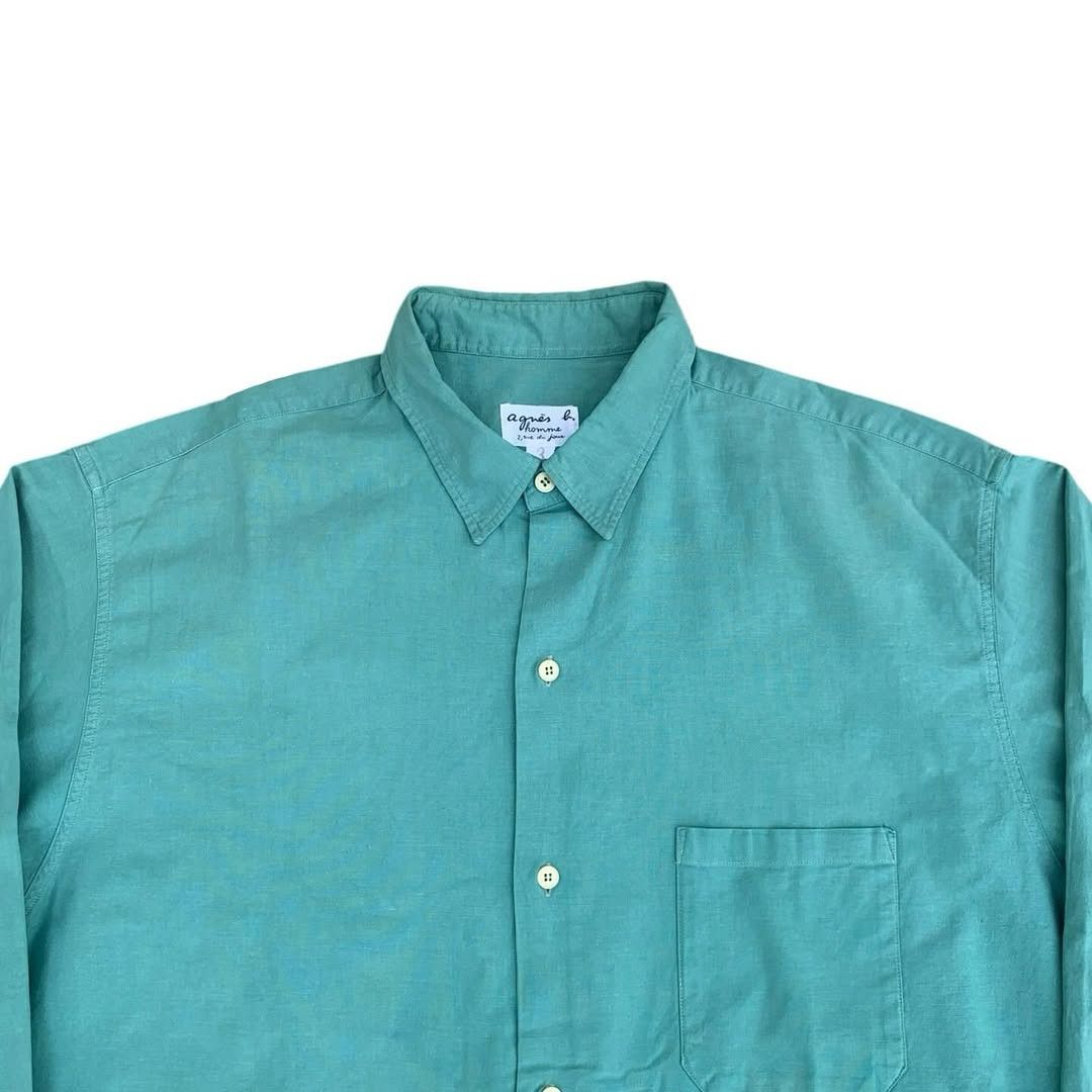 Designer × agnes b. Agnes B Homme Button Up Shirt Size US L / EU 52-54 / 3 - 2 Thumbnail
