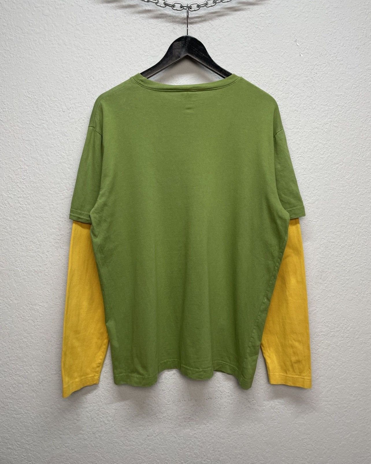 Japanese Brand Vintage 00s Okinawa Dragon Graphic Layered Longsleeve Tee Size US L / EU 52-54 / 3 - 9 Thumbnail