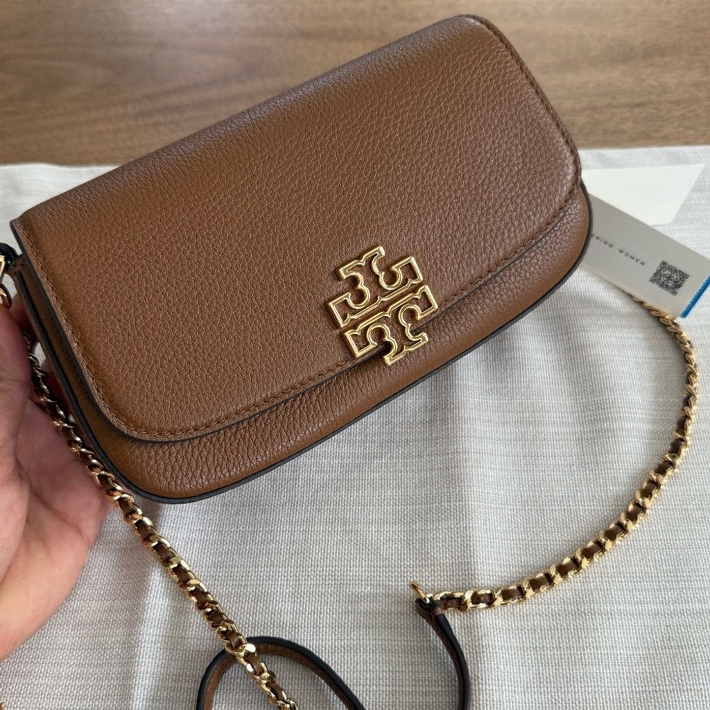 Tory Burch Tory Burch BRITTEN CONVERTIBLE CROSSBODY Leather Shoulder in Size ONE SIZE - 13 Thumbnail