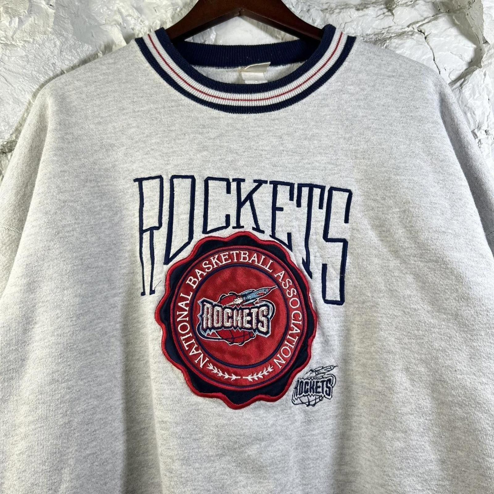NBA Vtg 90’s Houston Rockets Crewneck Sweatshirt Size XXL Size US XXL / EU 58 / 5 - 1 Thumbnail