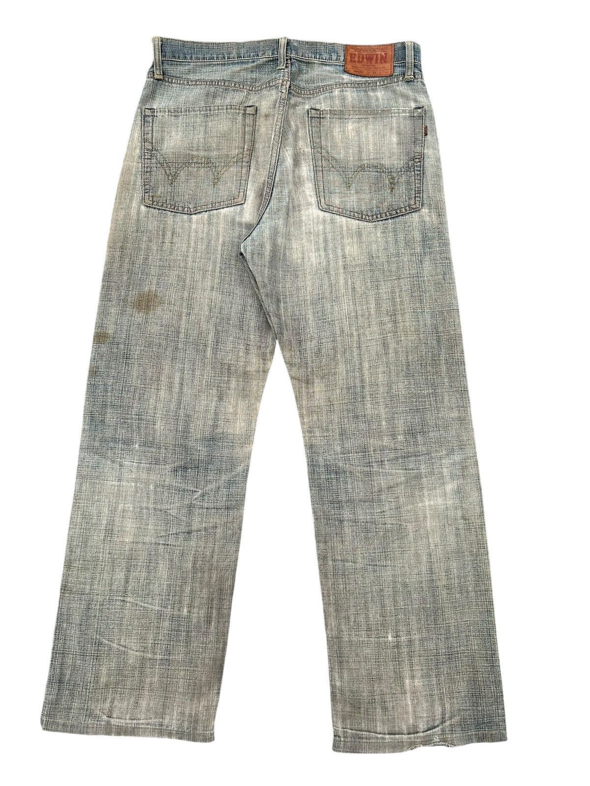 Kapital Vintage Edwin 505ZX Selvedge Sunfaded Rusty Dirty Denim Jean Size US 34 / EU 50 - 2 Thumbnail