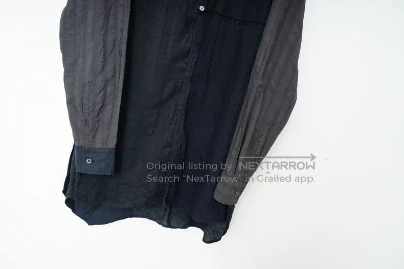 Ann Demeulemeester Ann Demeulemeester Size xxs panelled midi shirt Size XXS / US 00 / IT 34 - 4 Thumbnail