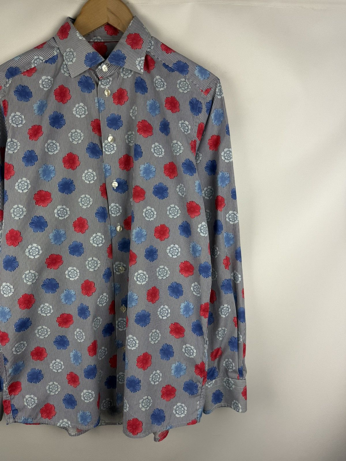 Eton Eton Contemporary Long Sleeve Floral Pattern Button Up Shirt Size US L / EU 52-54 / 3 - 3 Thumbnail