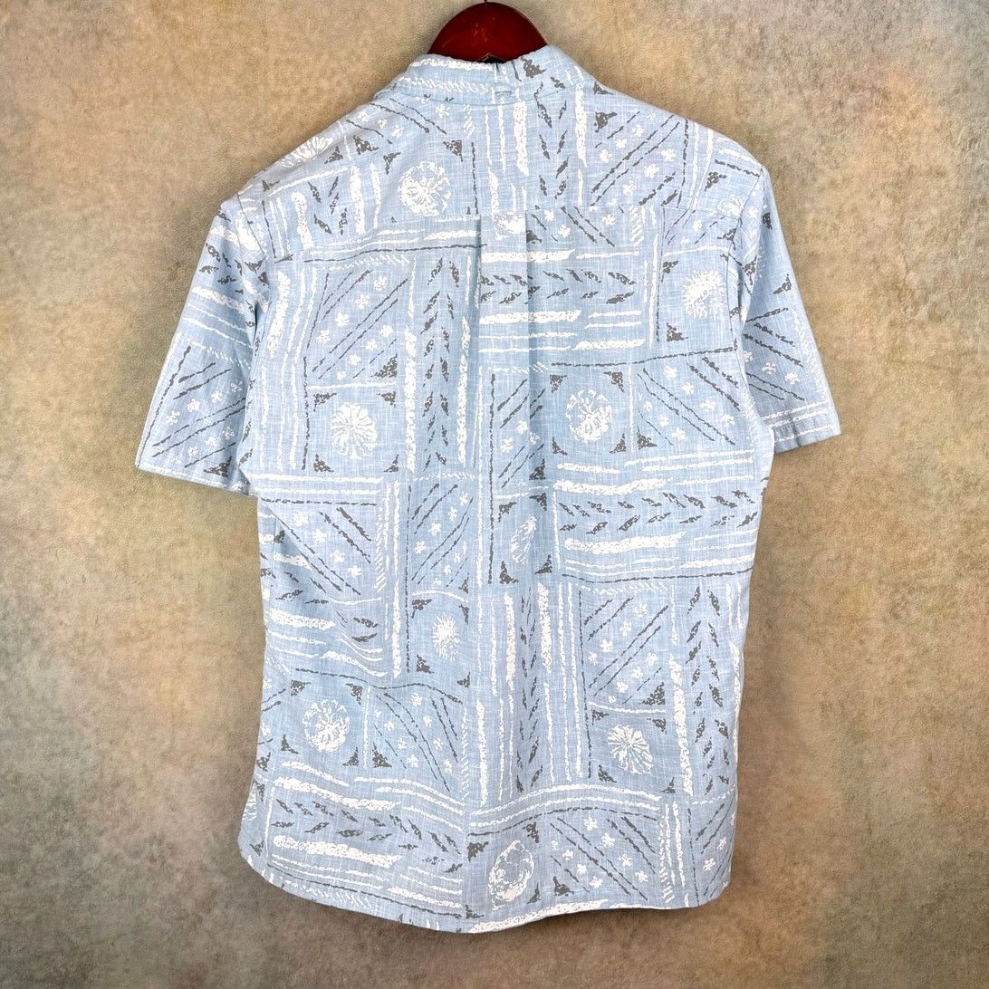 Vintage VTG 80s Hawaiian Print Shirt Mens Sz M Blue Honolulu Size US M / EU 48-50 / 2 - 3 Thumbnail