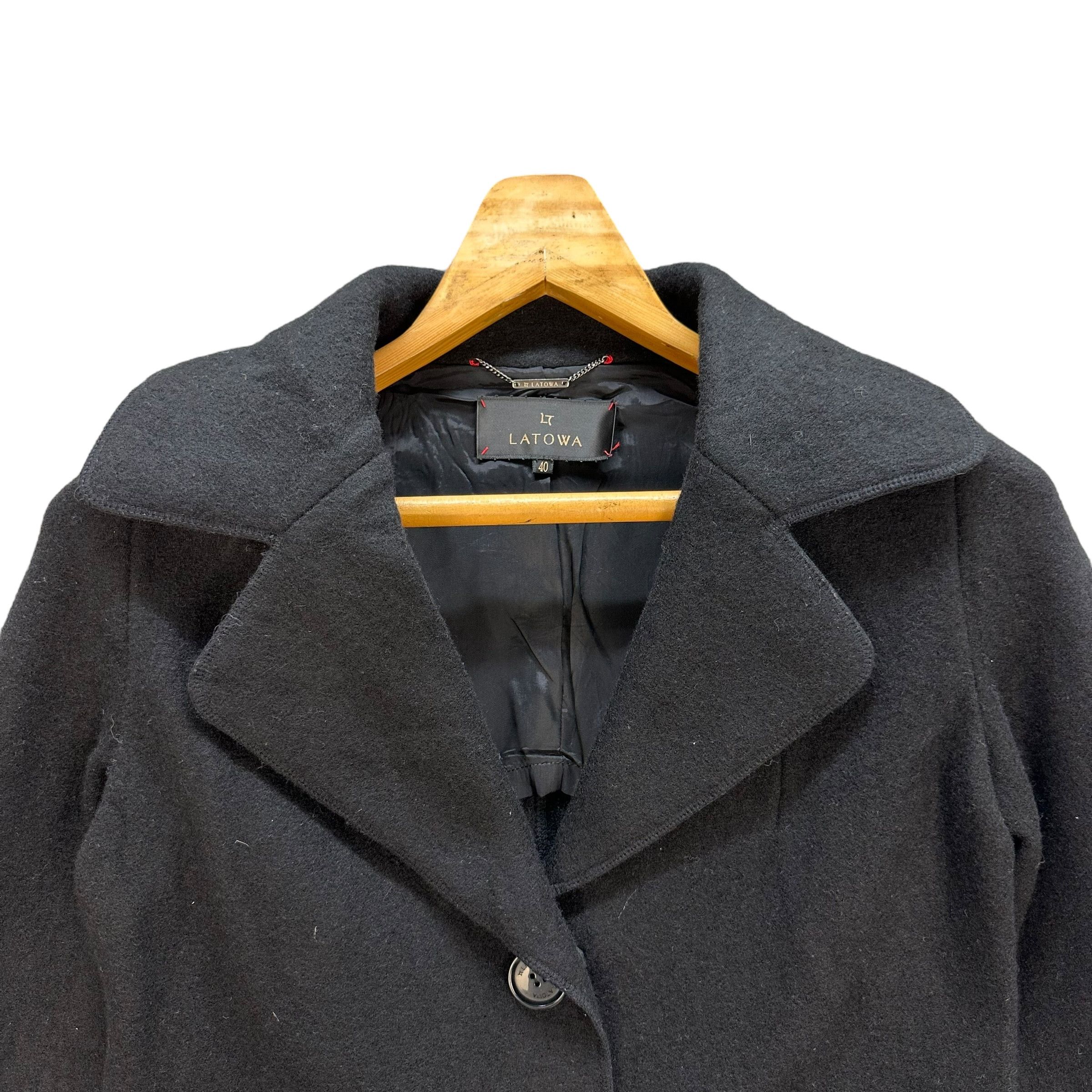 Japanese Brand LATOWA Made in Japan Wool Crop Jacket #A8-0197 Size S / US 4 / IT 40 - 2 Thumbnail