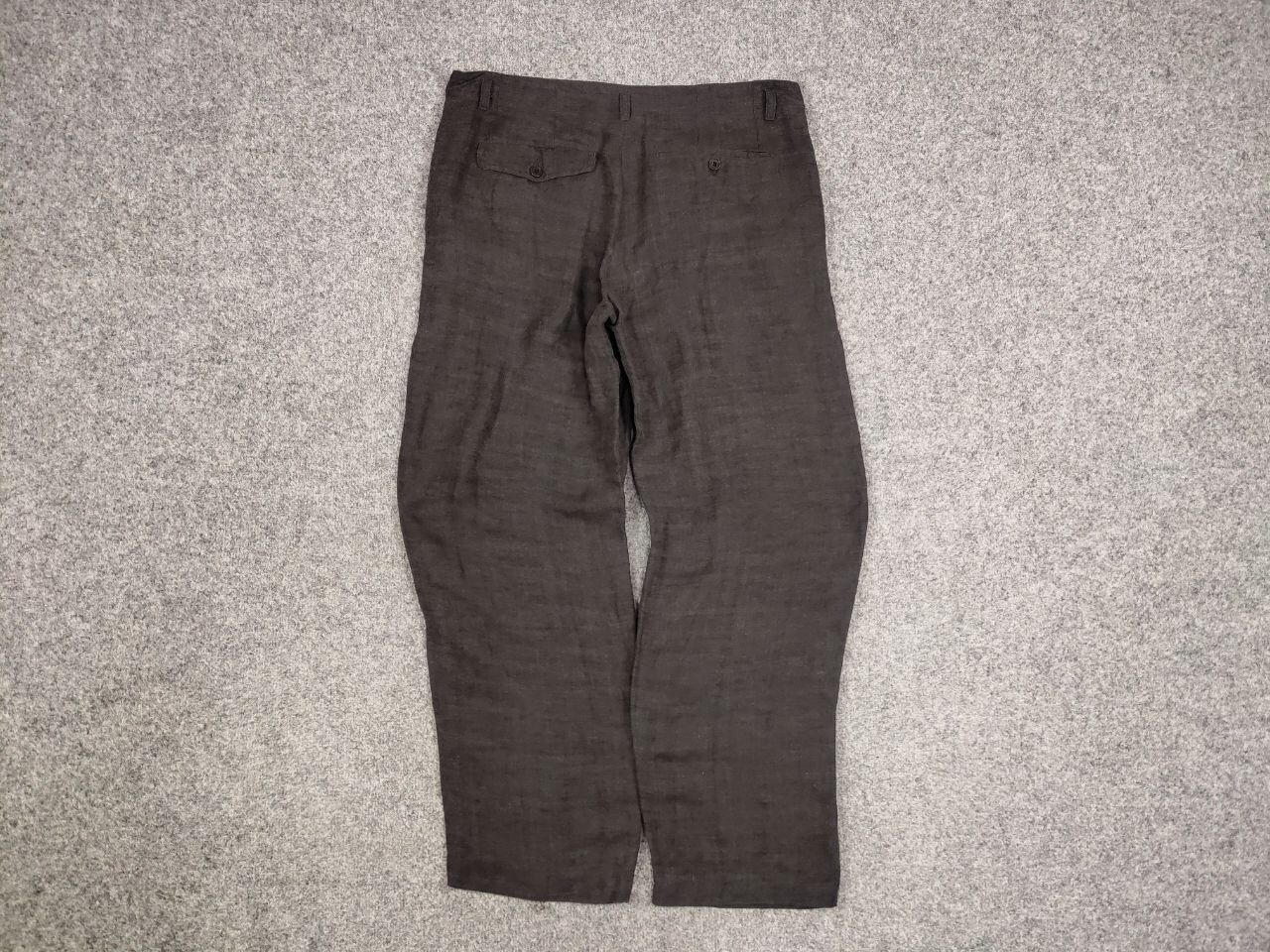 Sonia Rykiel Vintage 90's Sonia Rykiel Design Wide Leg Dark Brown Pants Size 28" / US 6 / IT 42 - 10 Thumbnail