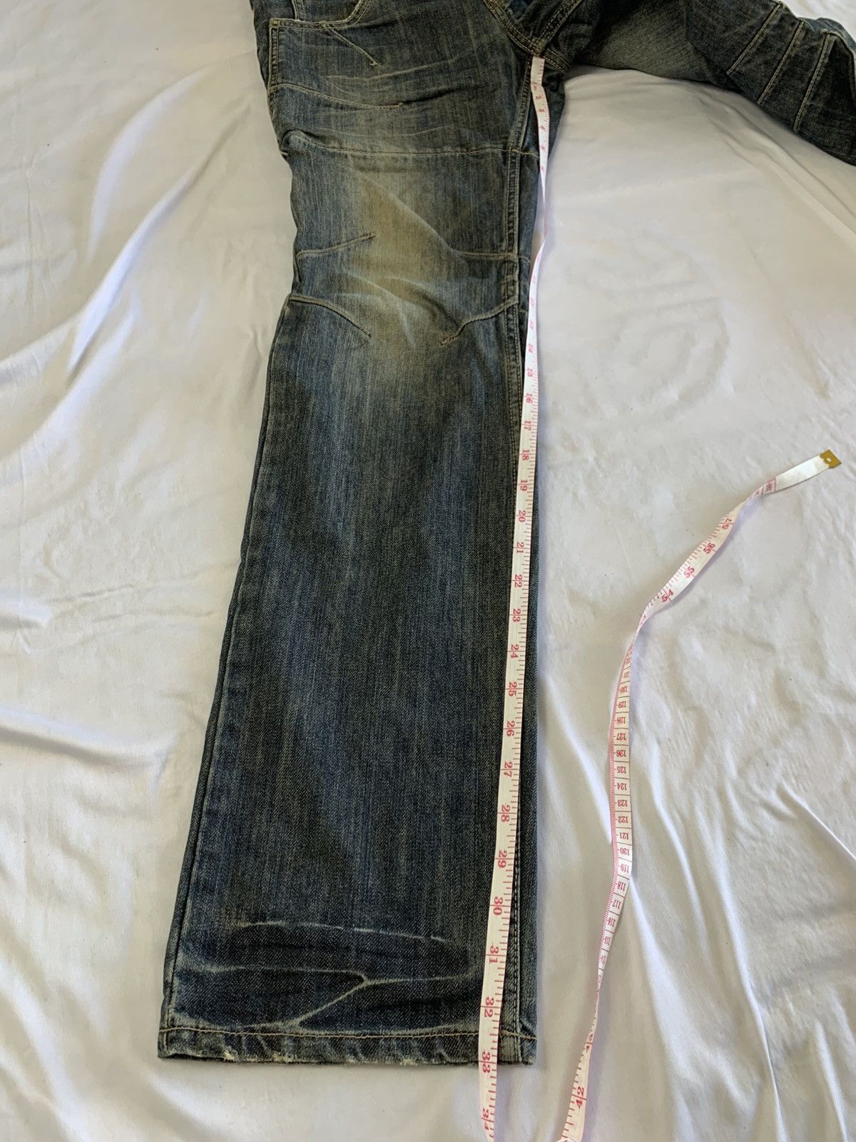 PPFM PPFM double waist punk distressed denim jeans Size US 32 / EU 48 - 15 Thumbnail