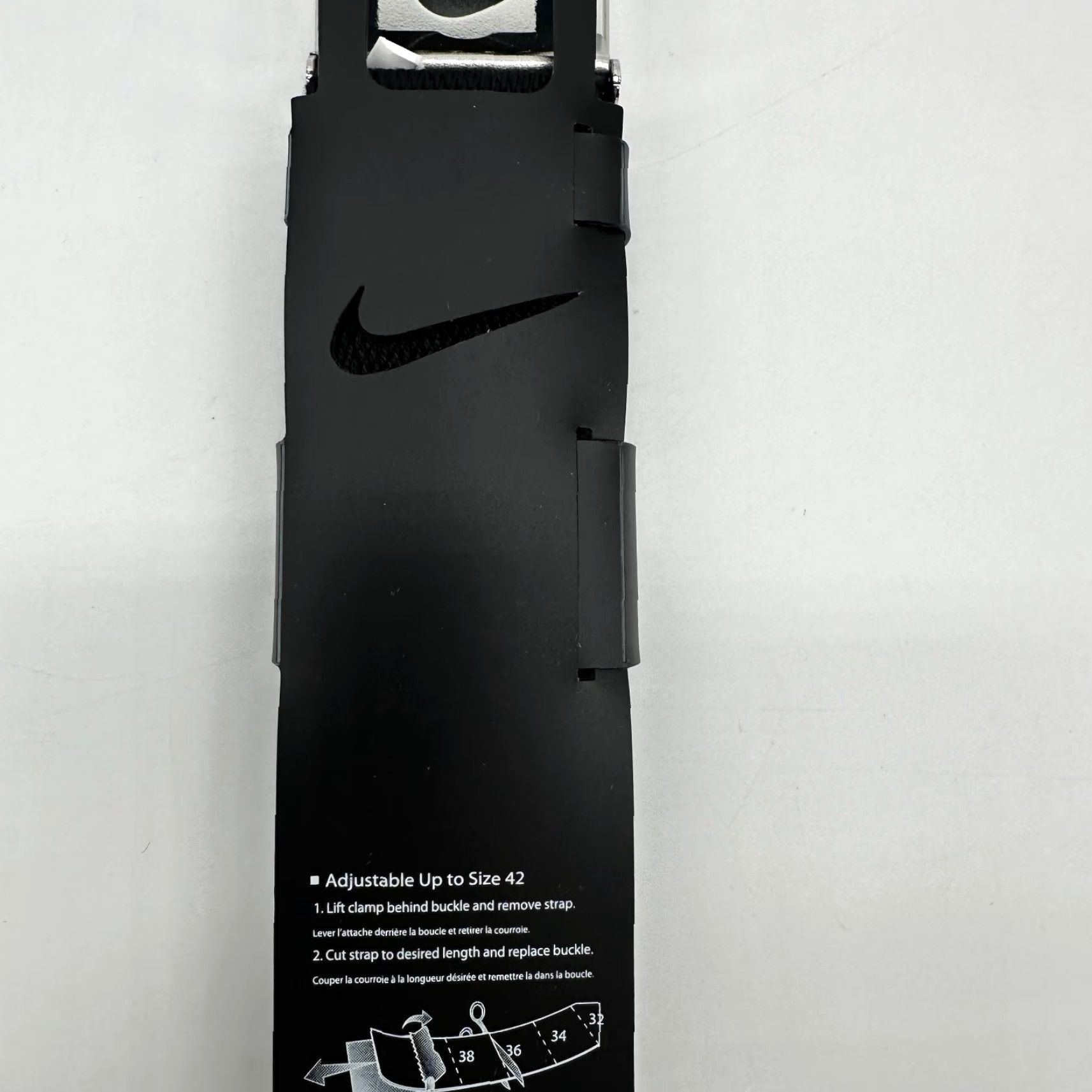 Nike Nike Golf Belt Mens One Size Up To 42” Black Adjustable Web Buckle Size ONE SIZE - 5 Thumbnail