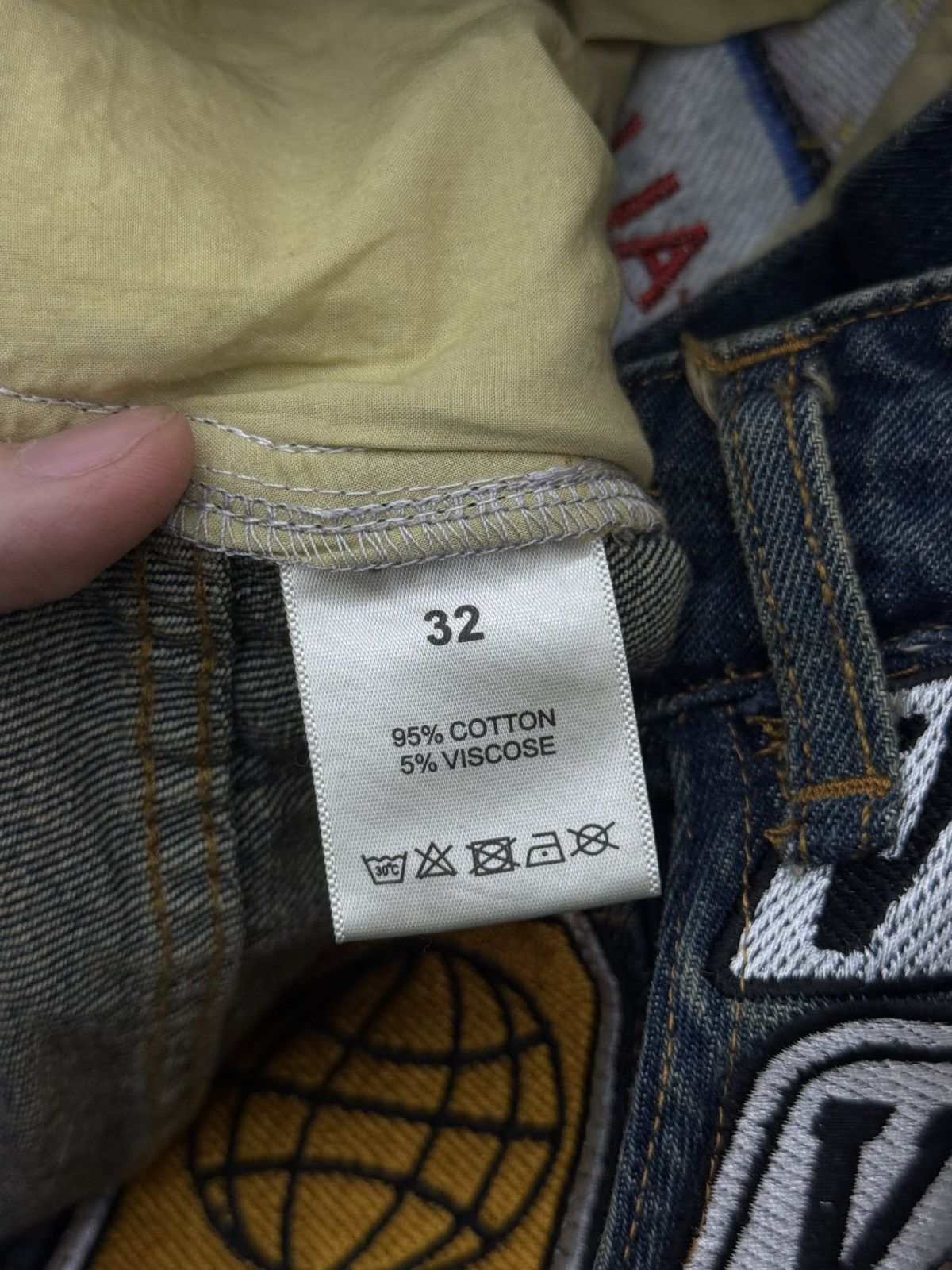 Vale Valley Blue Denim Patchwork Shorts Size 32 (Brand New) Size US 32 / EU 48 - 8 Thumbnail