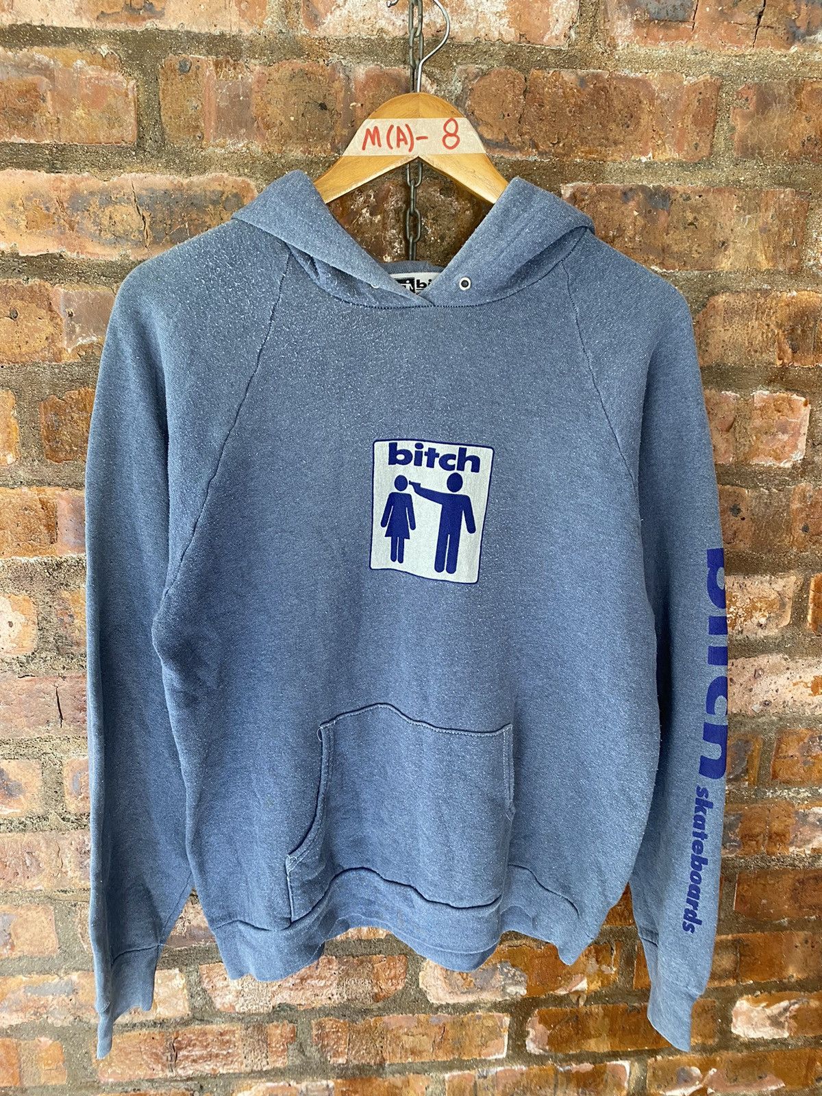 Hook-Ups 1990s BITCH skateboard Rare Image hoodie Size US L / EU 52-54 / 3 - 2 Thumbnail